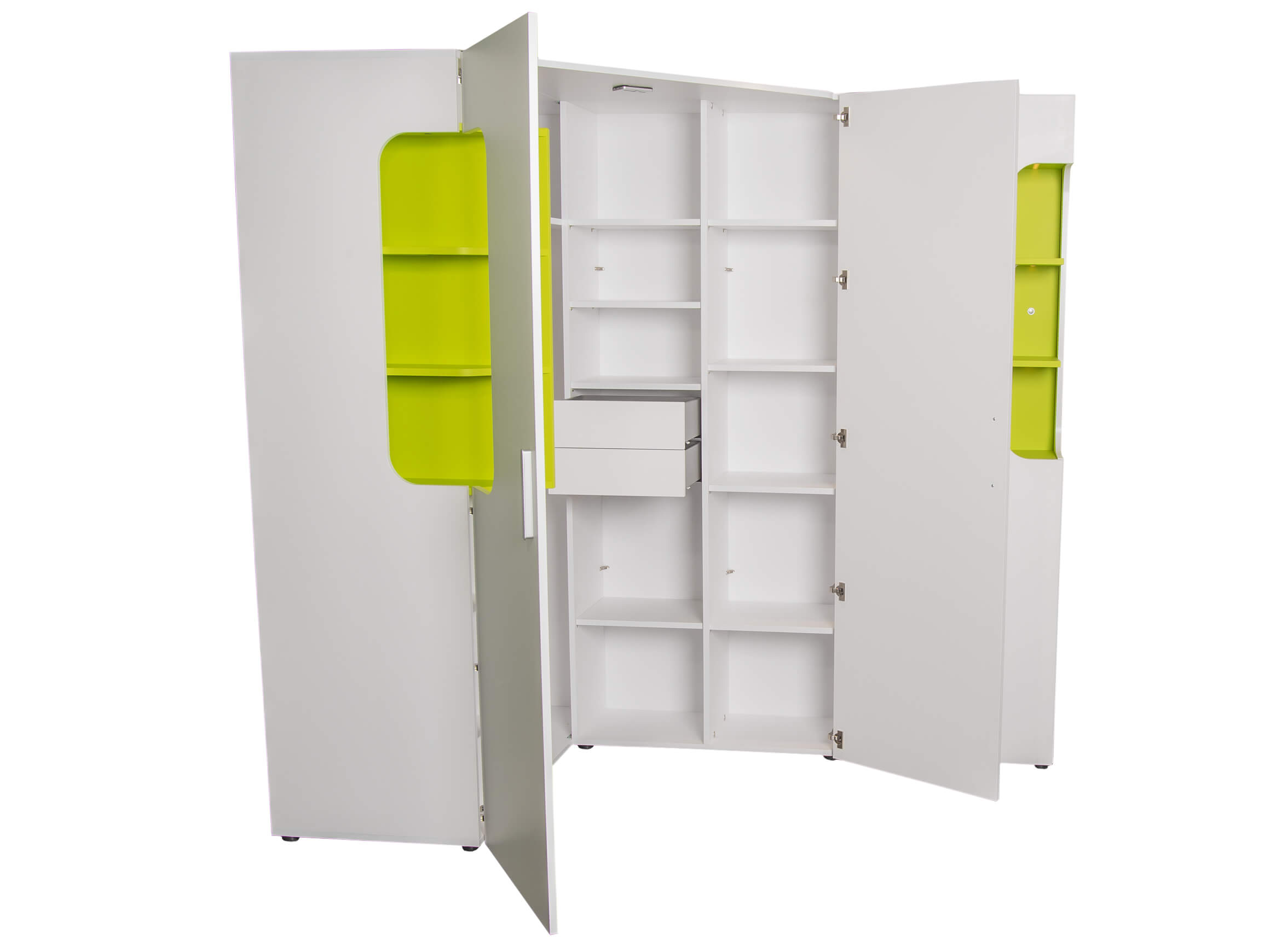 Eck-Kleiderschrank Mega Rudolf