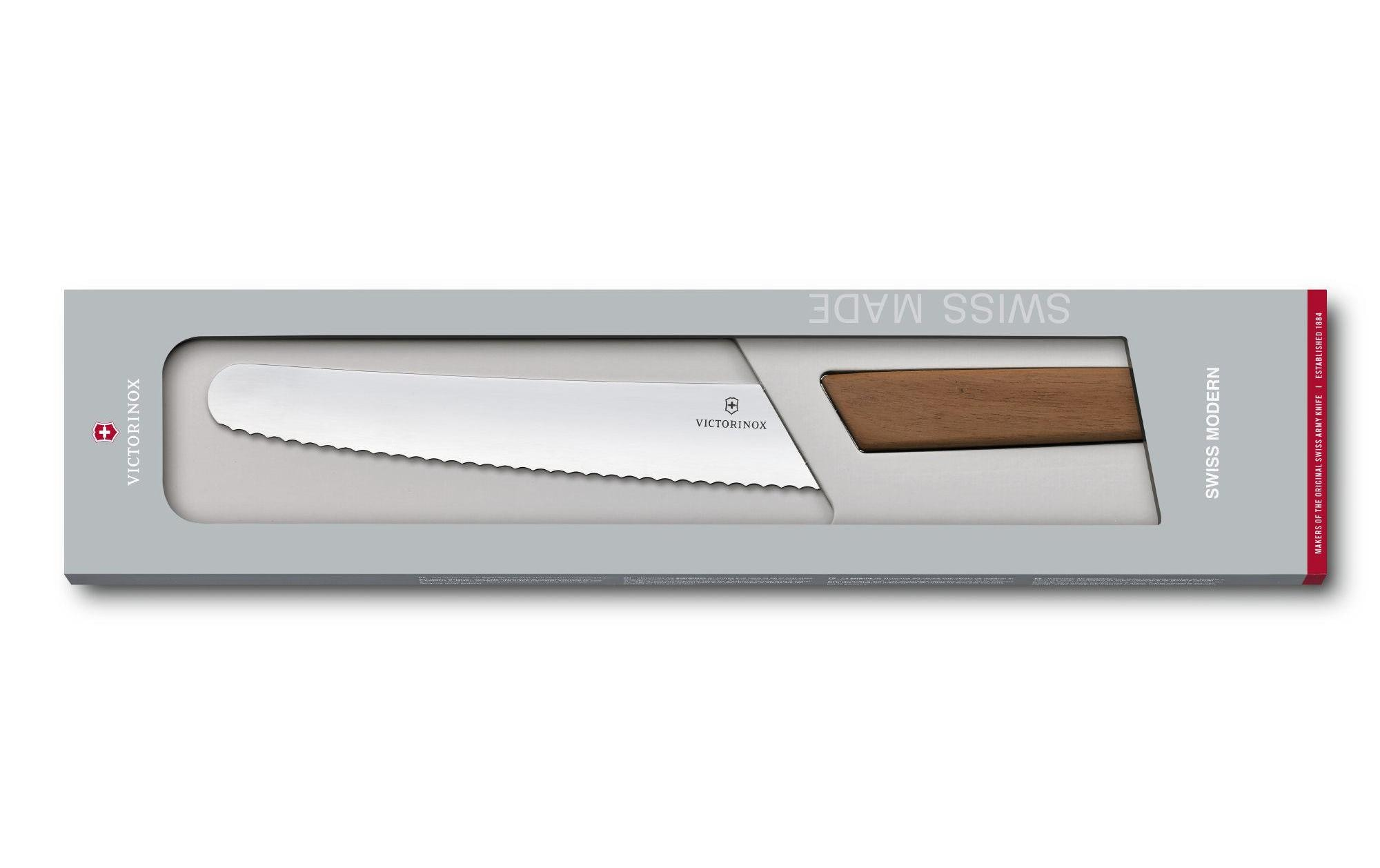 Brotmesser Swiss Modern, Braun Von Victorinox Alltron / Farbe: Braun