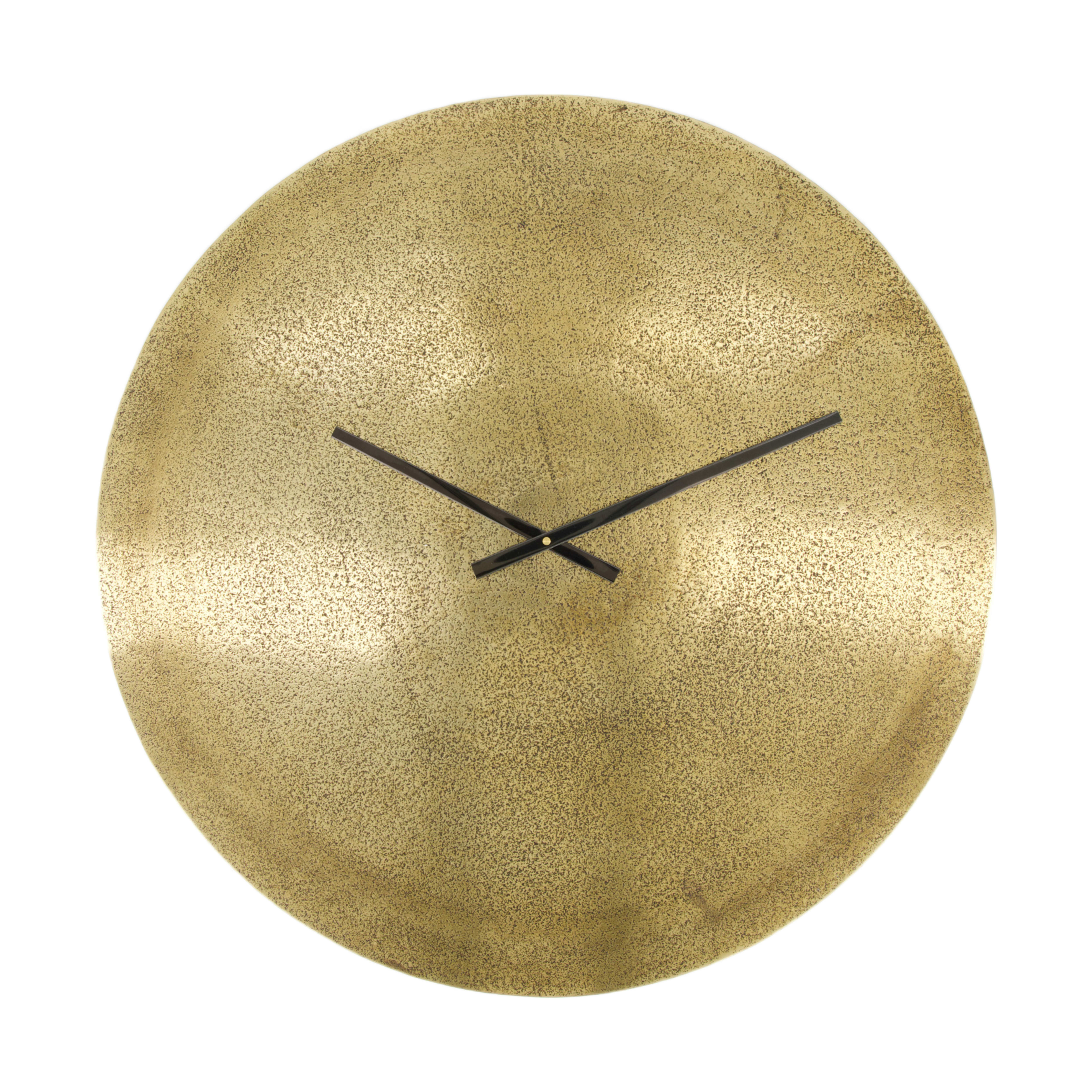 Uhr Aurir, Aluminium, Antikmessing D: 58 cm Decofinder