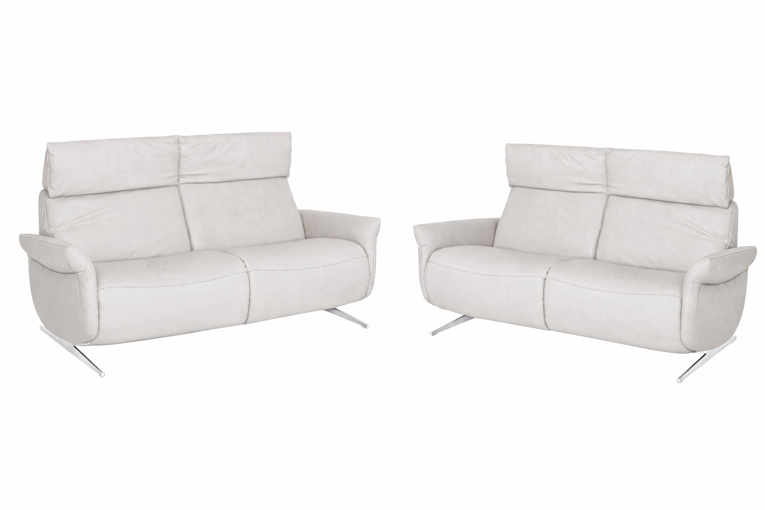 Chester upholstered suite Himolla / Colour: cream white, raw white