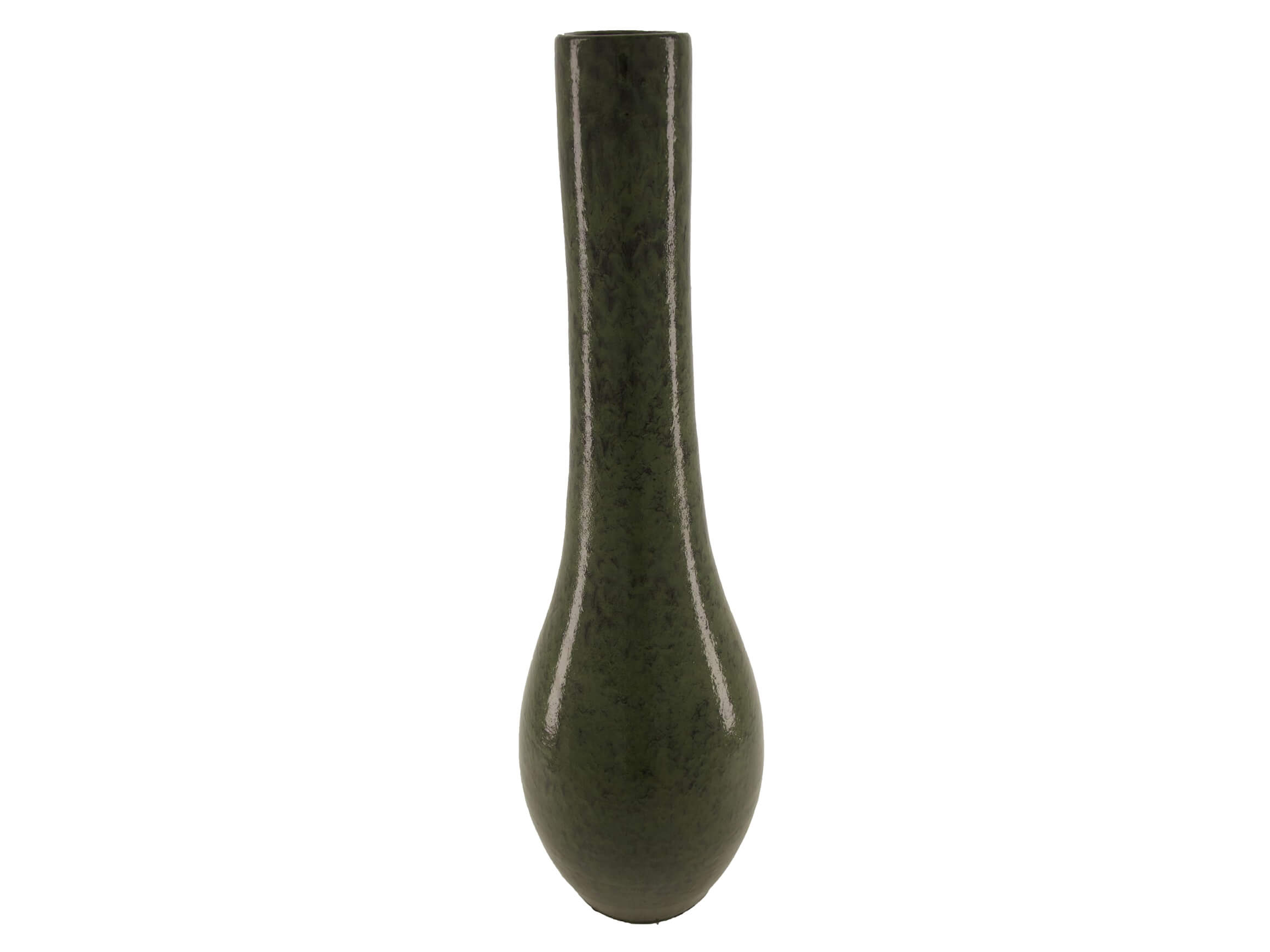 Decofinder Flasche Keramik Dunkelgrün H: 34 cm  | Schubiger Möbel