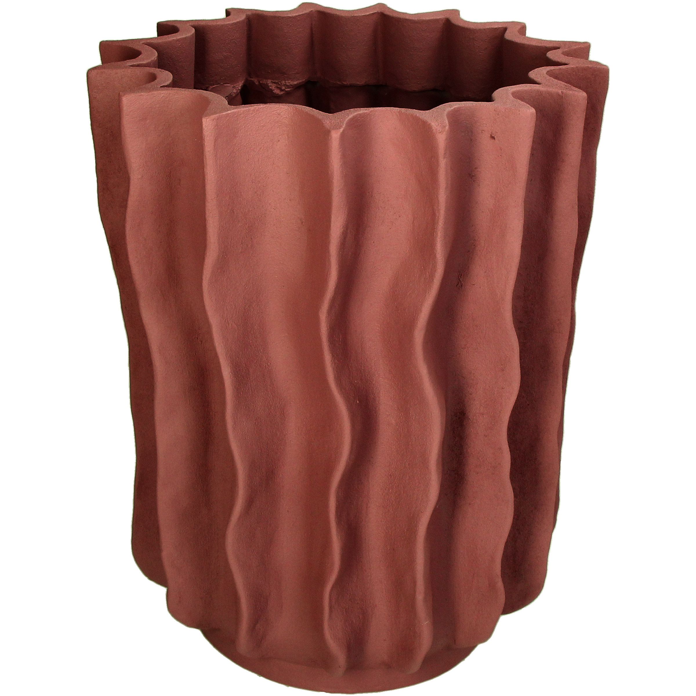 Vase Polyresin, Mauve H: 34 cm Kersten