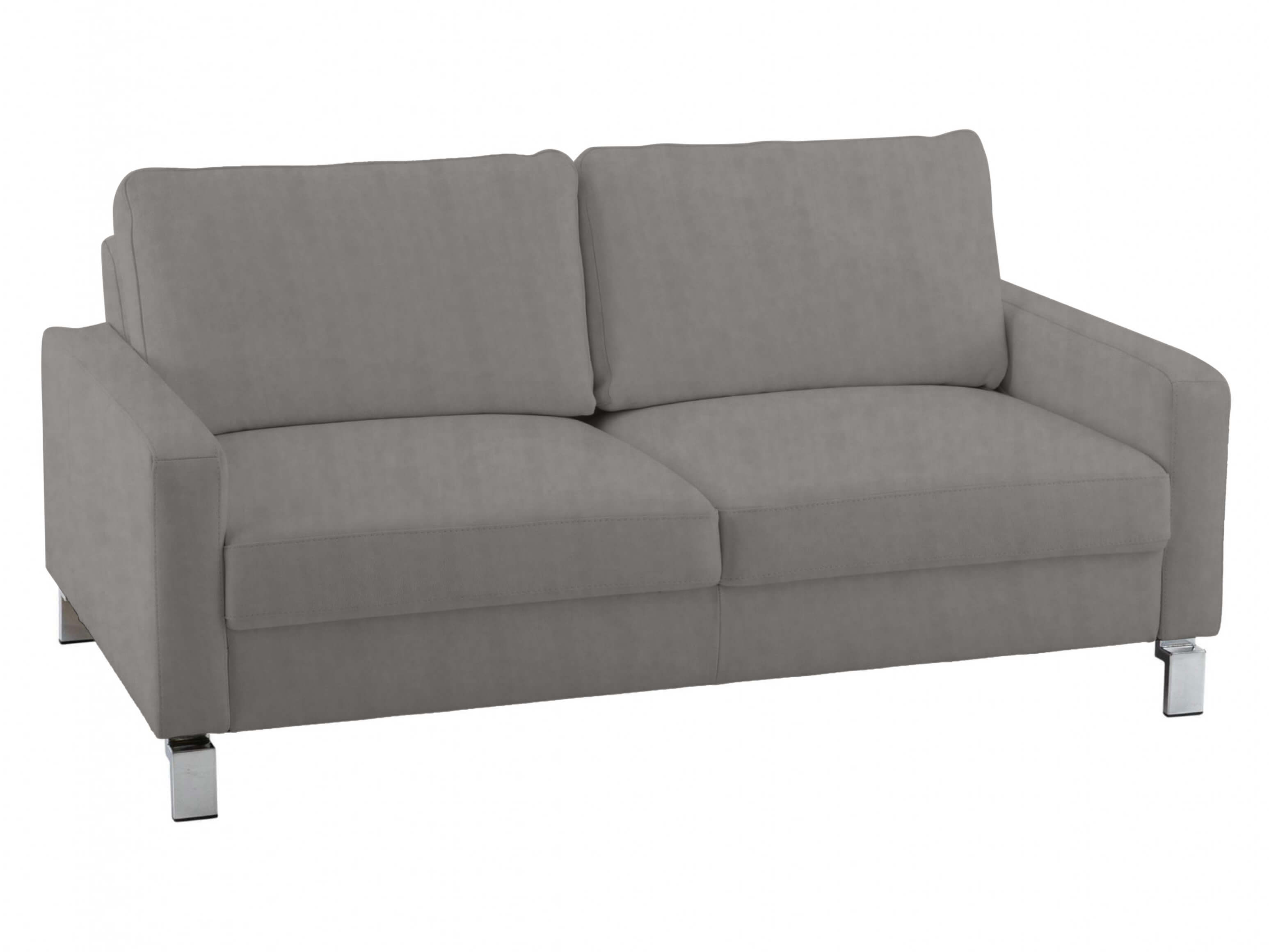 Sofa Interims Basic B: 164 cm Candy / Farbe: Stone / Material: Stoff Basic