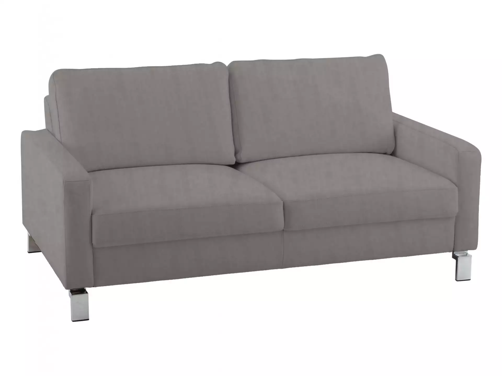 Sofa Interims Basic B: 164 cm Candy / Farbe: Stone / Material: Stoff Basic