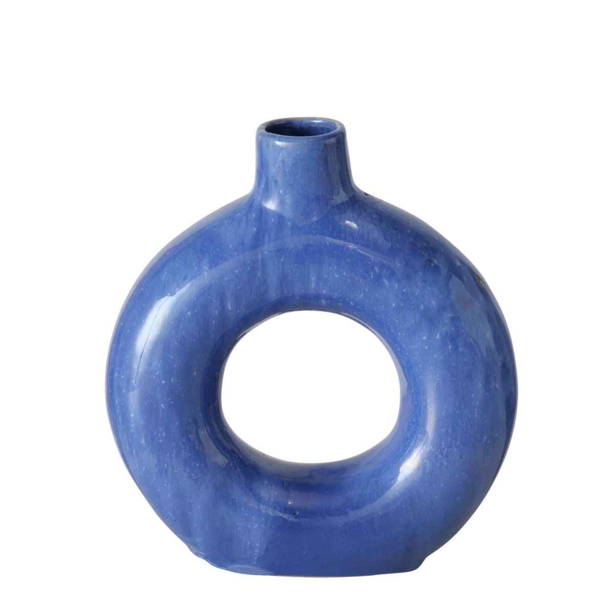 Vase Peruya Blau H: 21cm von Roomio