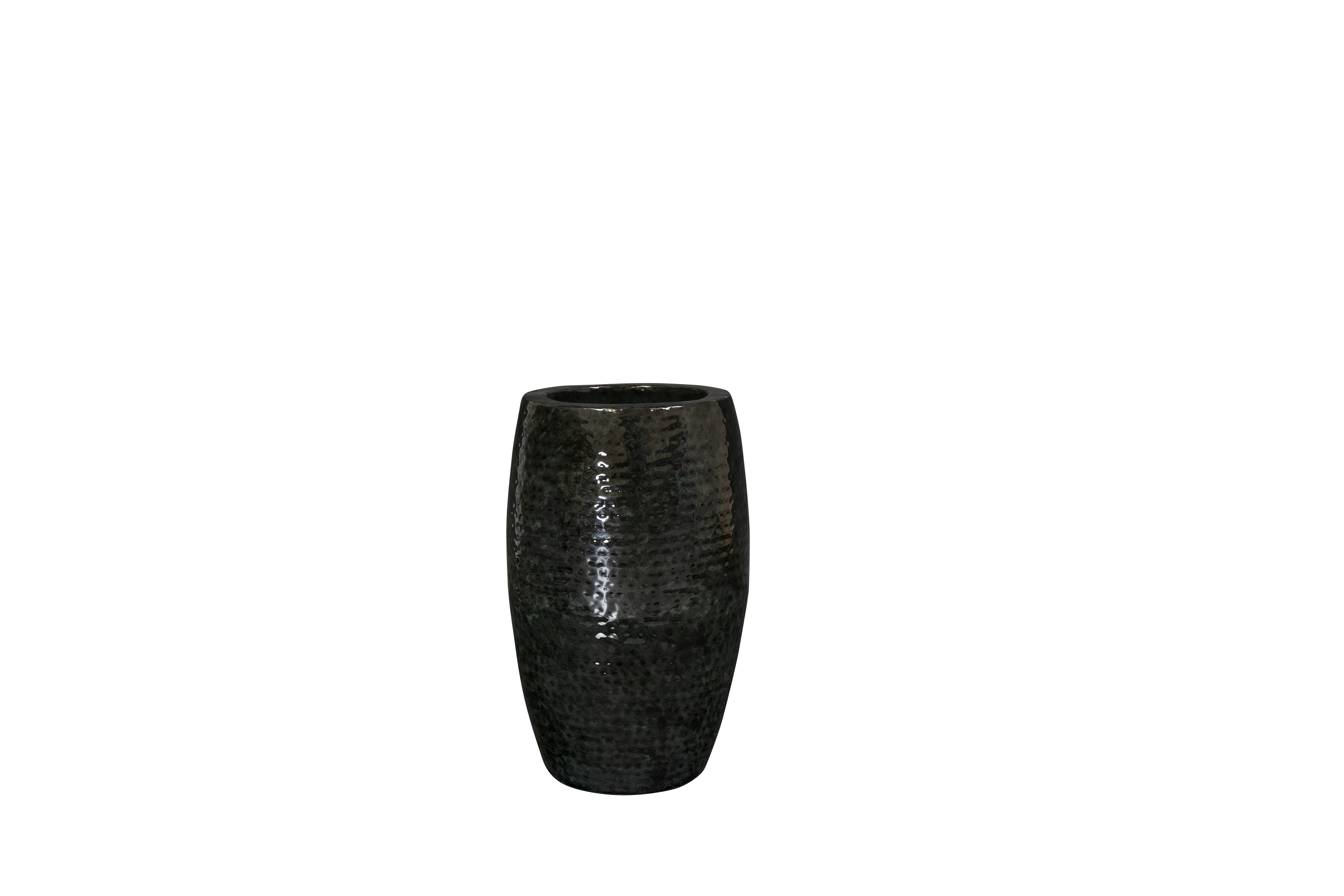 Decofinder Gefäss Thom, Metall, Schwarz H: 49 cm  | Schubiger Möbel