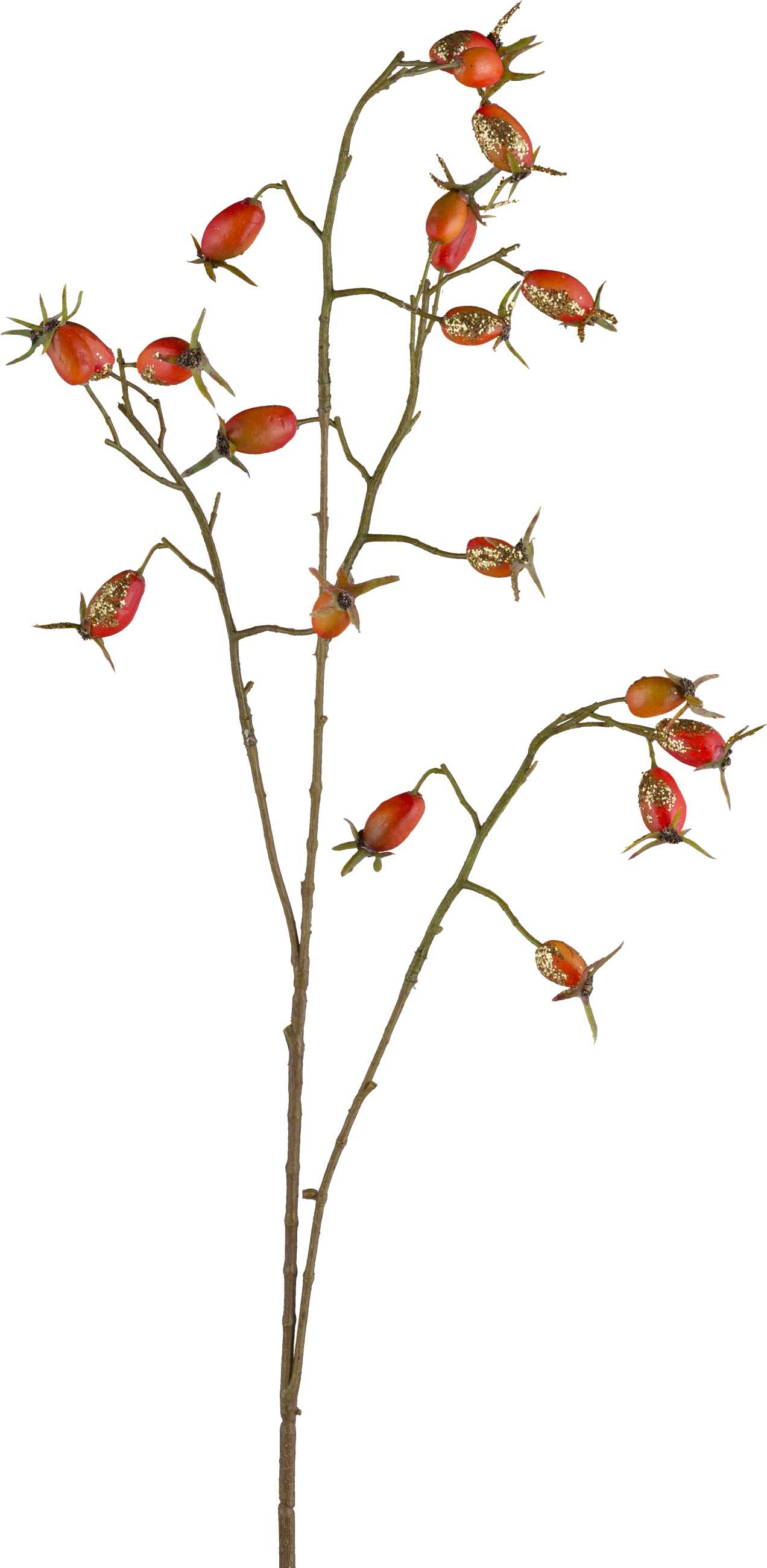 Gasper Kunstblumen Hagebutte, Orange H: 77 cm  | Schubiger Möbel