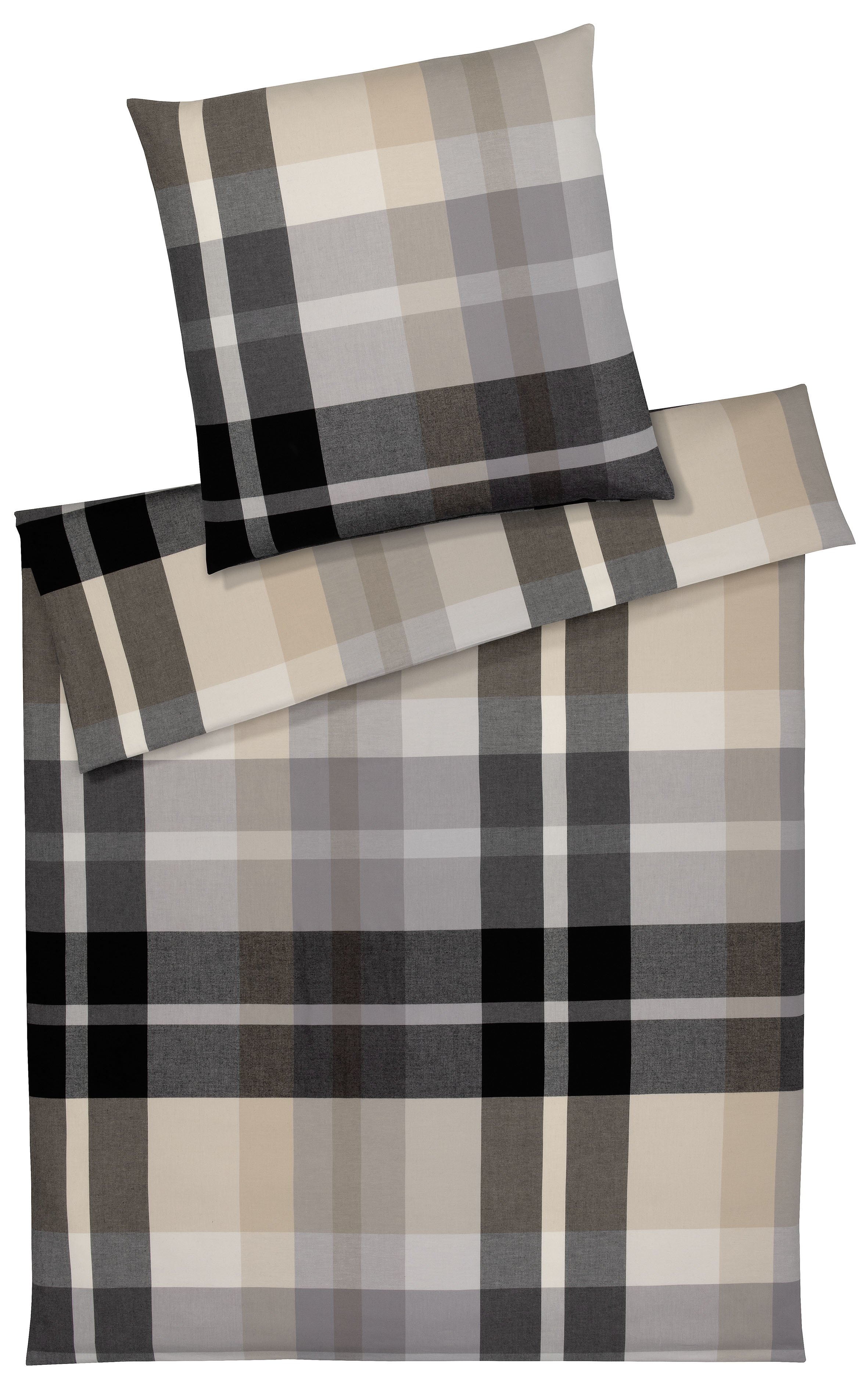 Elegante Bettwäsche Fitzgerald, Graphit Grau | Schubiger Möbel