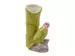 Vase Bambus mit Papagei H: 13 cm Edg