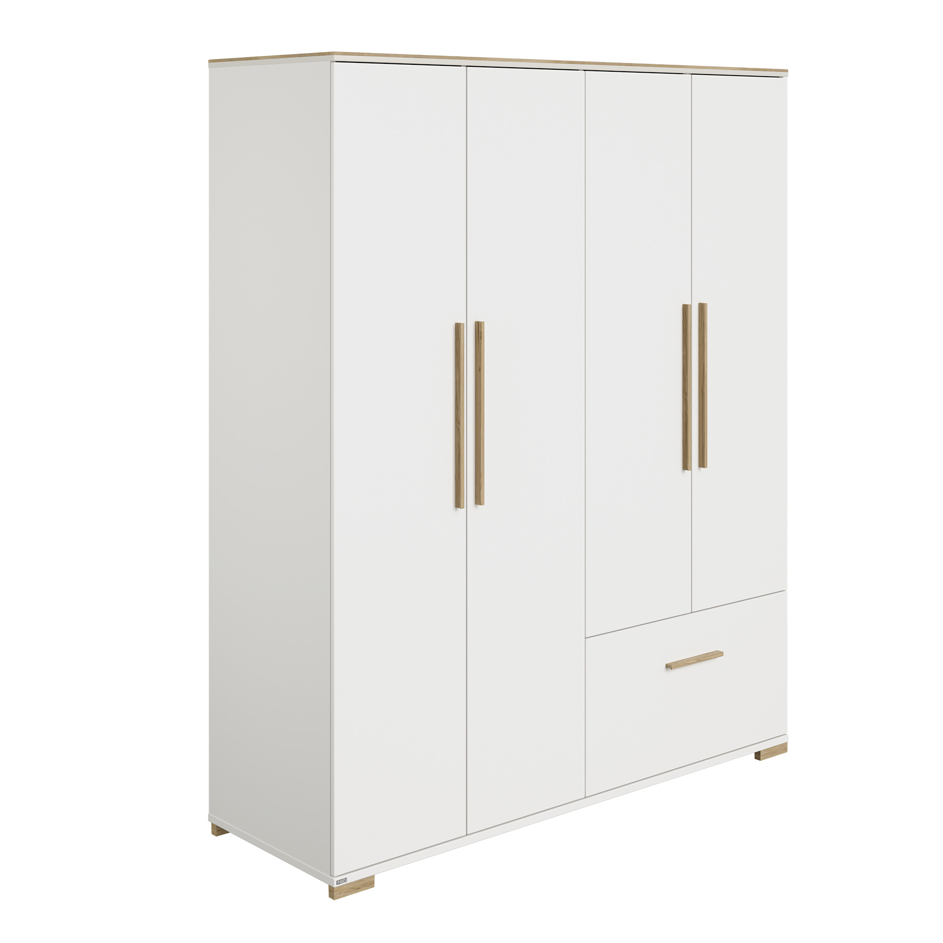 Kleiderschrank Enie von Paidi / Farbe: Weiss / Grösse: 164 x 56 cm