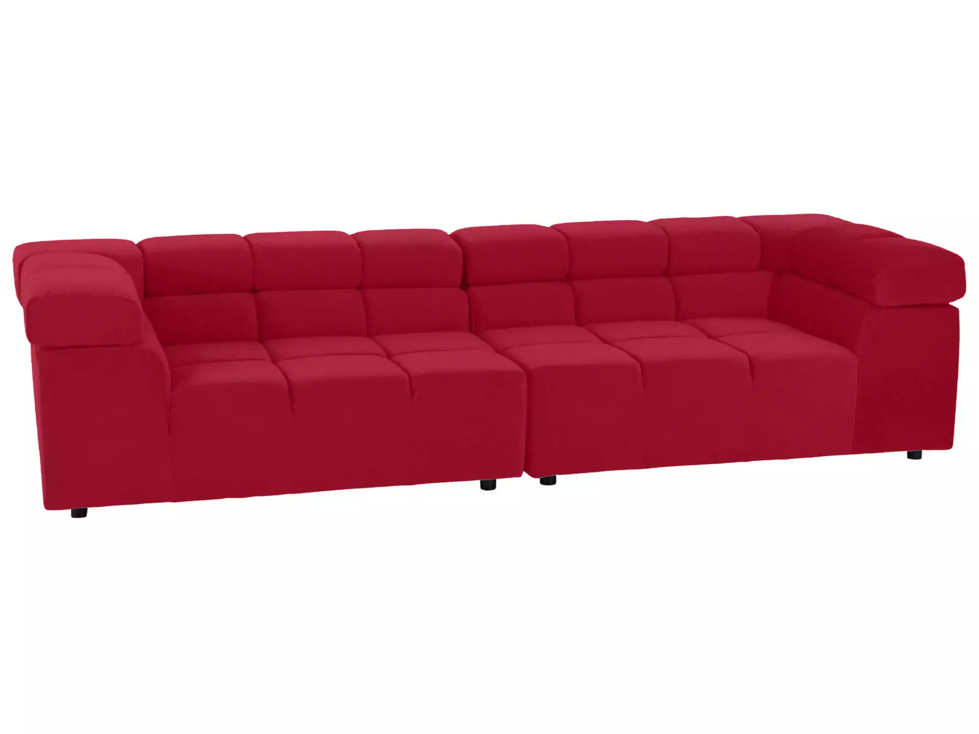 Sofa Otawa Basic Candy / Farbe: Cherry / Material: Leder Basic