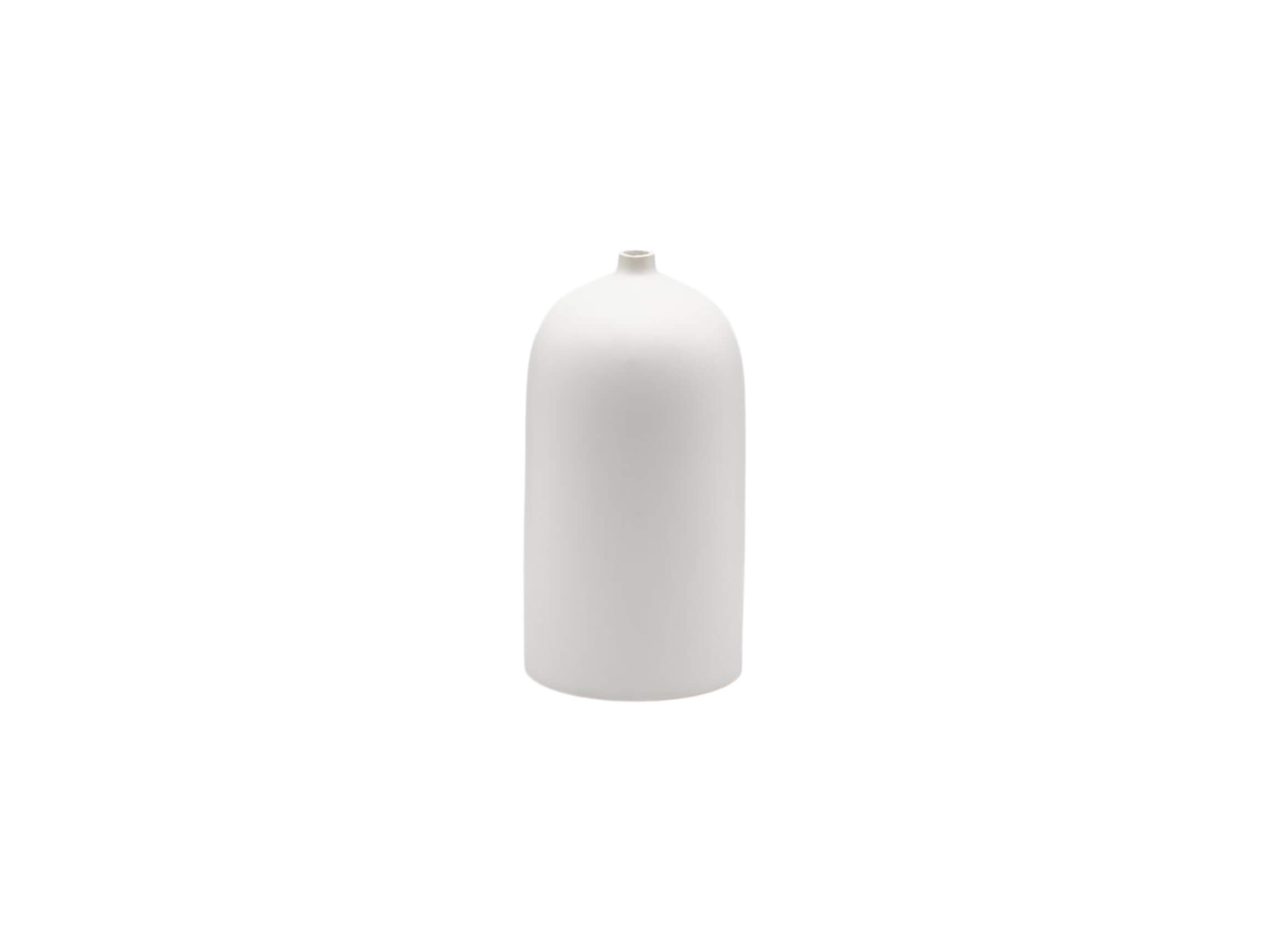 Vase Mono Weiss H: 24 cm Edg / Farbe: Weiss