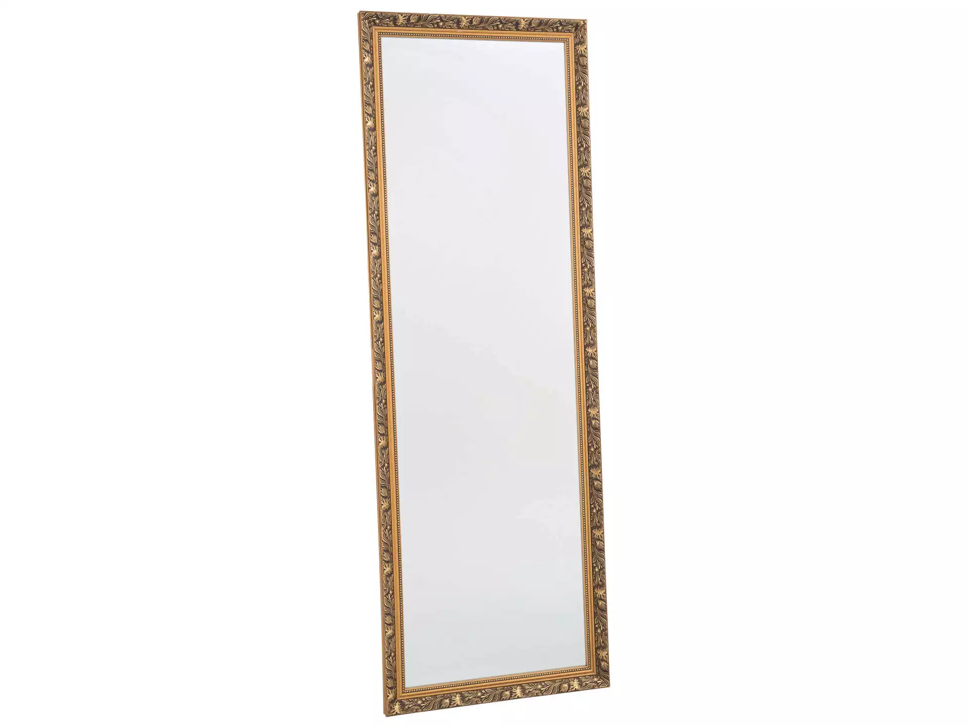 Wandspiegel Formular, Goldfarbener Rahmen BxT 62x182 cm