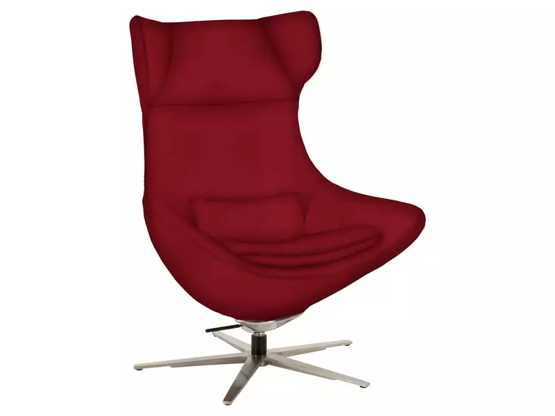 Relaxer Capri Basic Polipol / Farbe: Rosso / Material: Leder Basic
