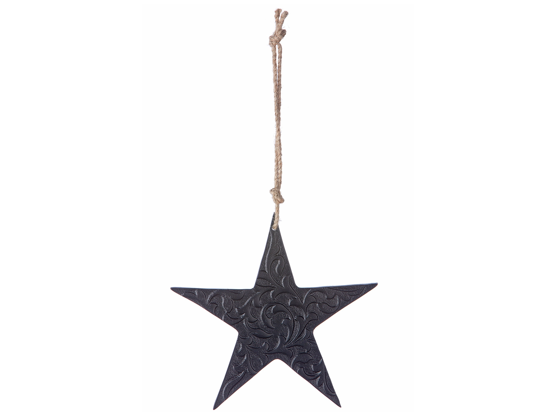 Weihnachtsschmuck Stern Schwarz H: 19 cm Gilde