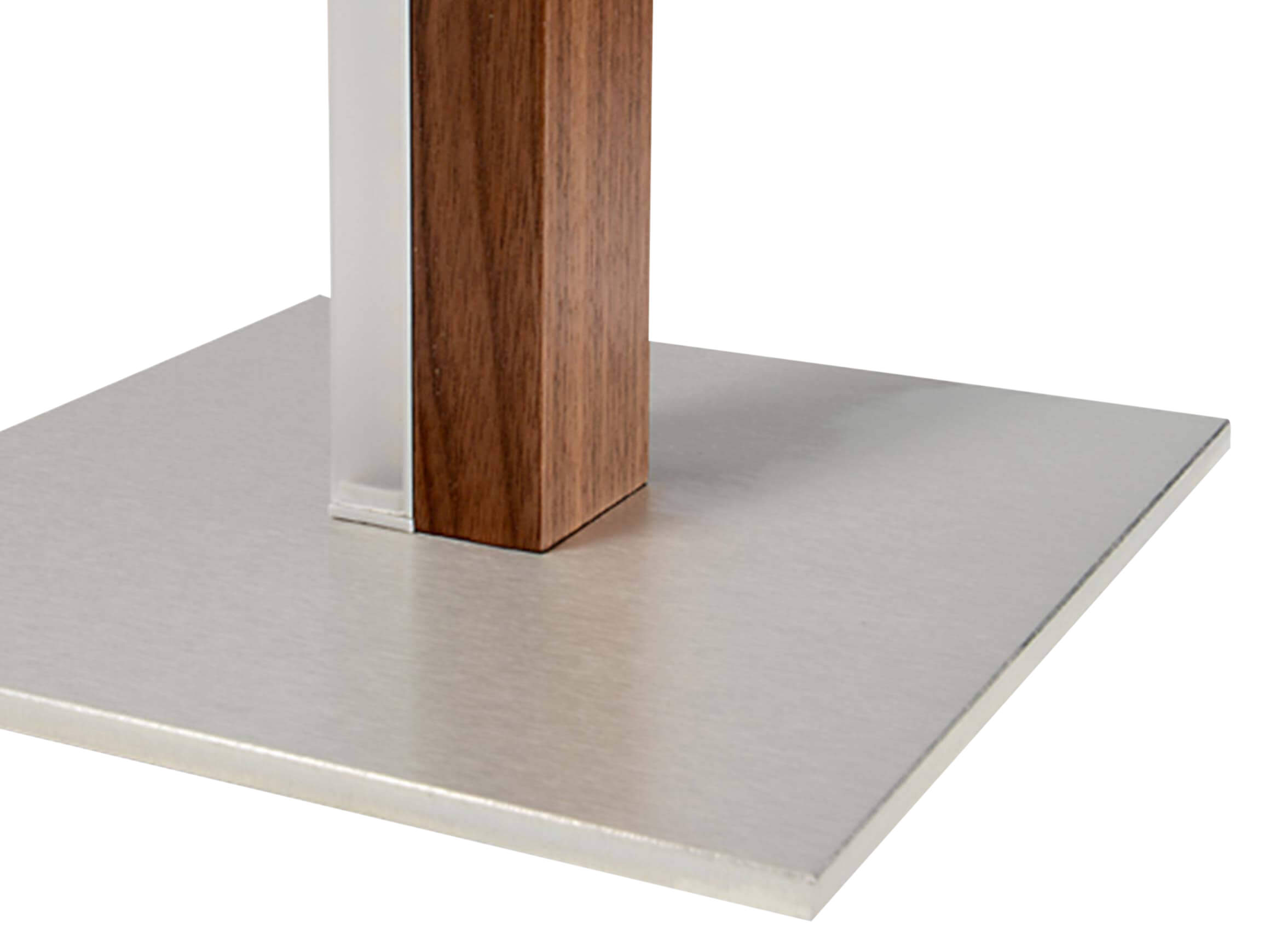 Stehleuchte Eiger, Amerik. Nussbaum, Touchdimmer, b 20