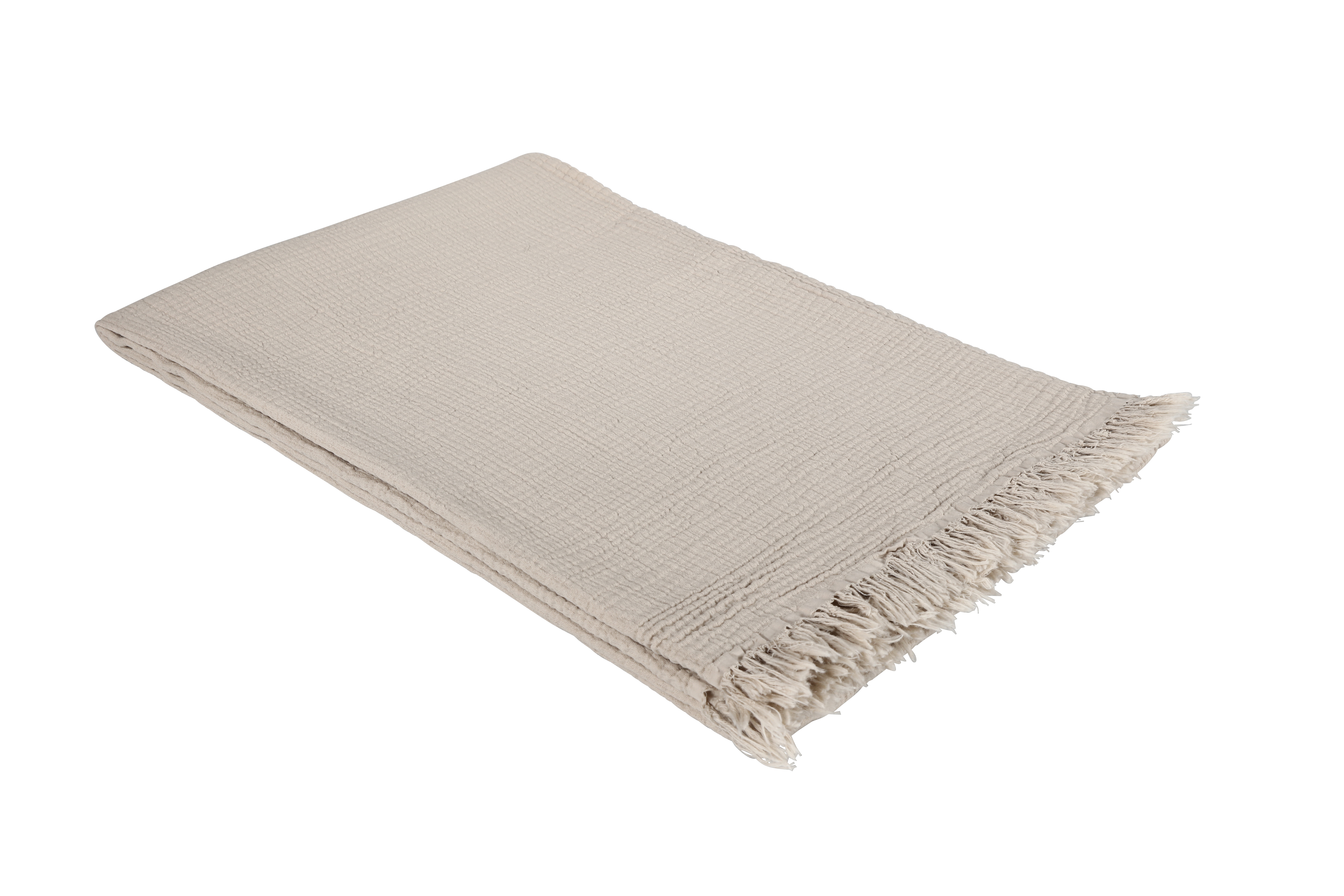 Plaid Nizza Beige 140x210 cm Eskitex AG