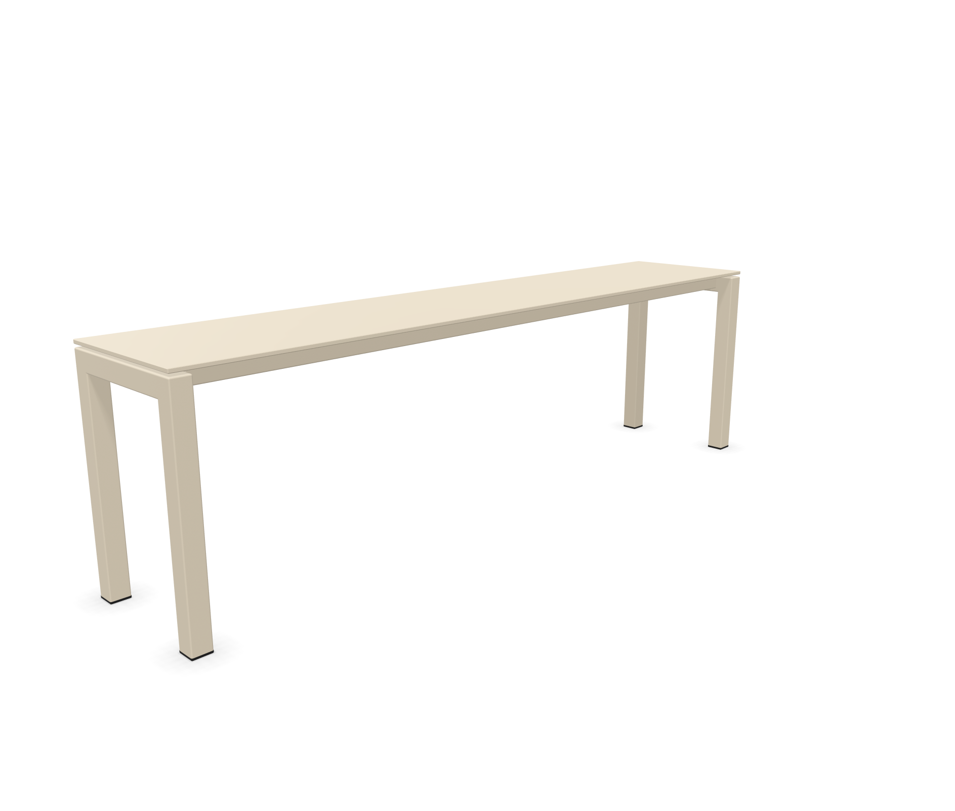 Lucerne garden bench from Schaffner / Colour: pastel sand / Size: 160 x 32 cm