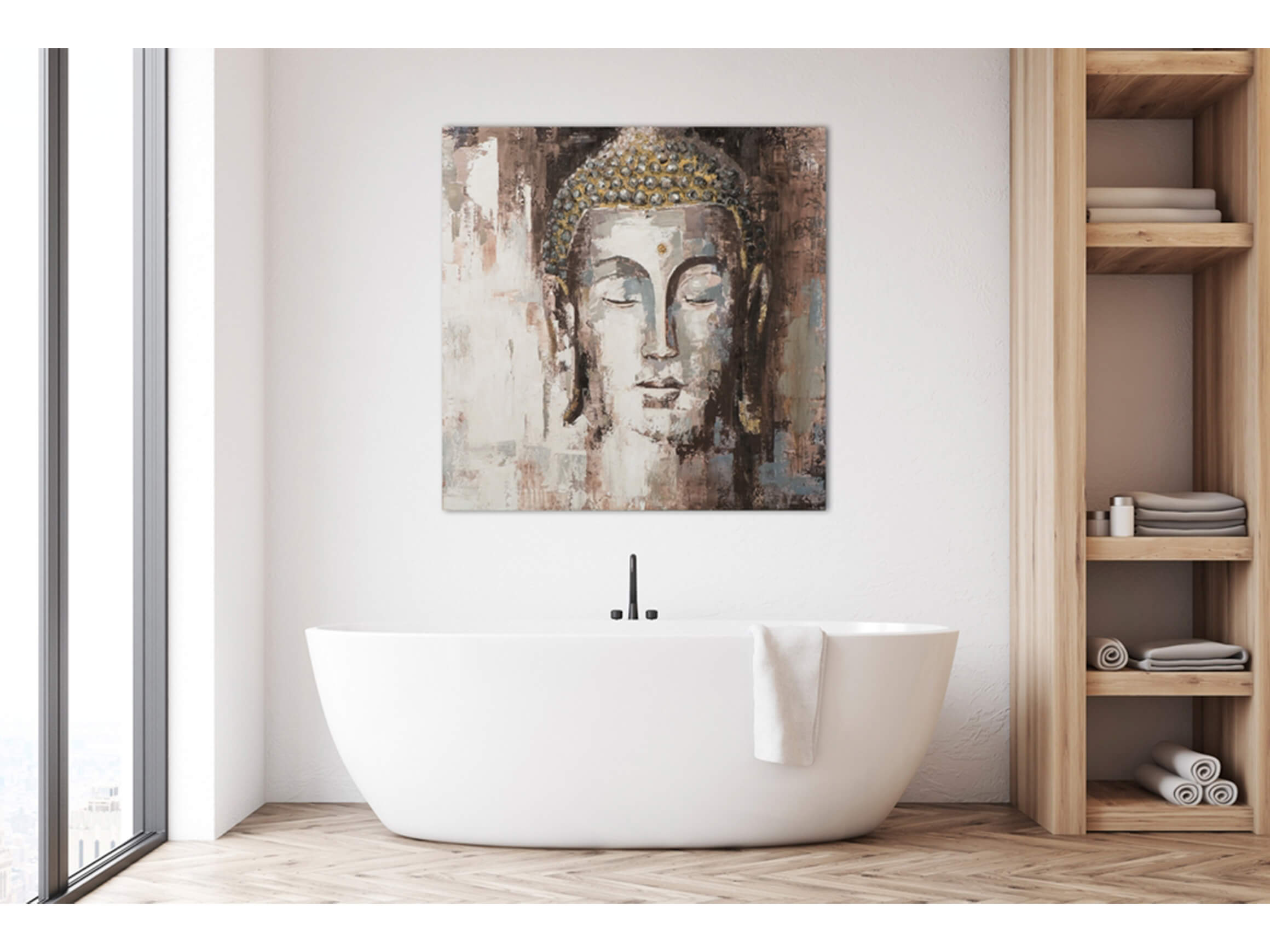 Bild Buddha mit Schmalem Gesicht image LAND