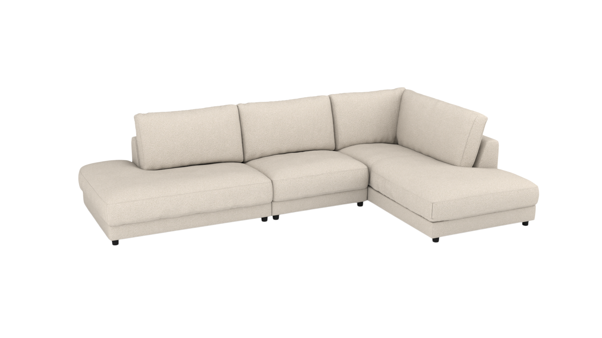 Corner sofa #2 Jupiter right Candy - UrbanDesign/ Colour: