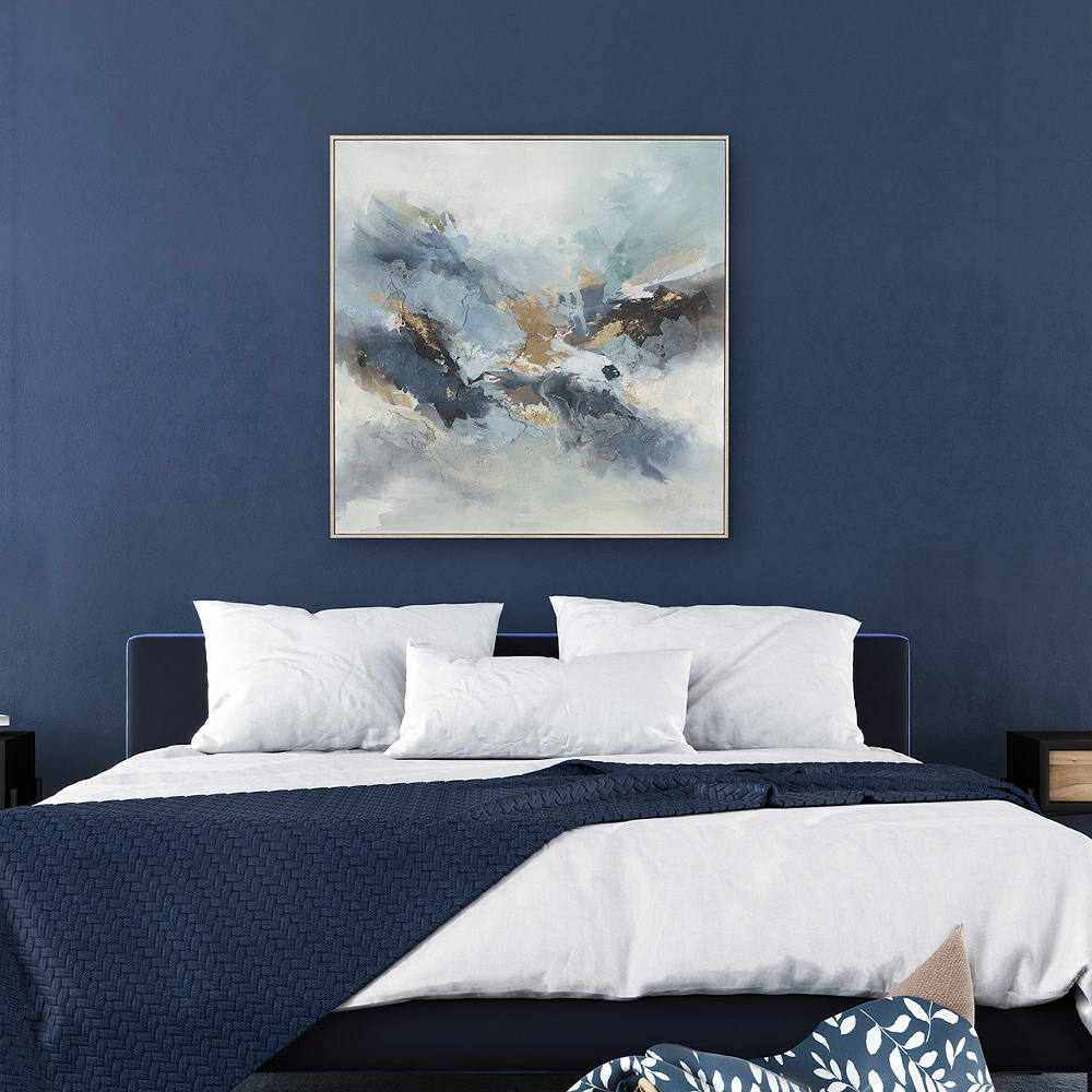 Bild Light Blue Impression image LAND / Grösse: 80 x 80 cm