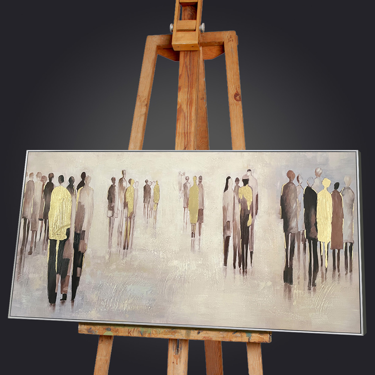 Gemälde-Gold People-image LAND