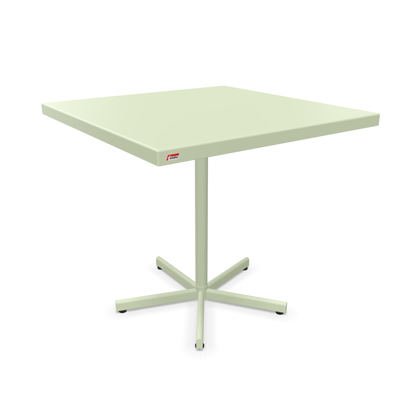 Schaffner Tisch Bodensee Quadratisch Grün | Schubiger Möbel