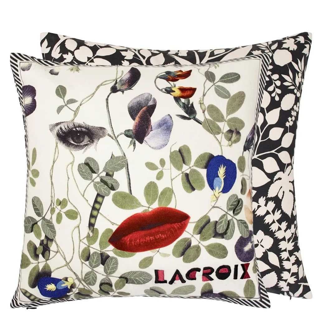 Kissen Dame Nature - Printemps Designers Guild / Farbe: Mehrfarbig von Christian Lacroix