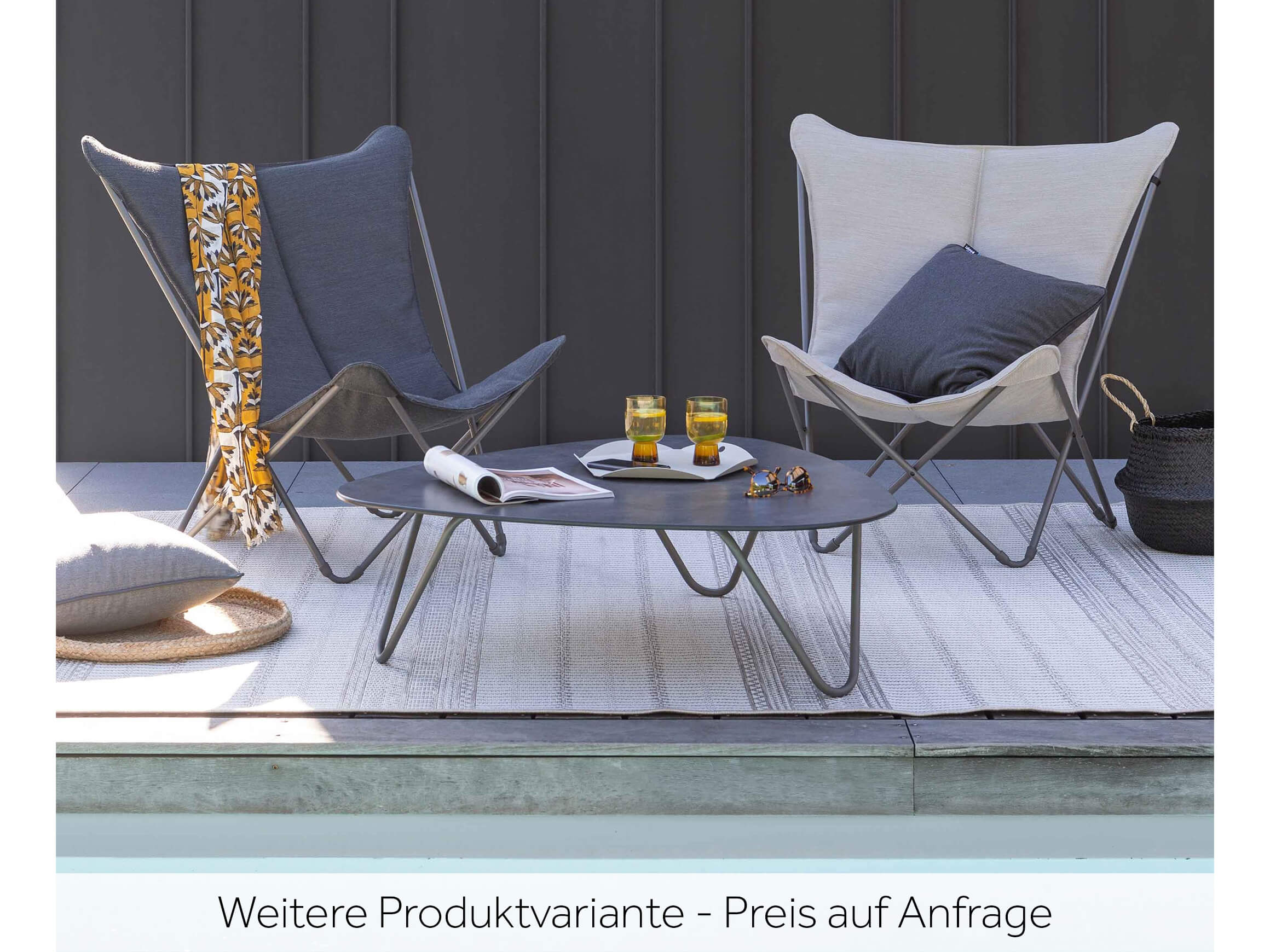 Gartensessel Sphinx Lafuma / Farbe: Beige