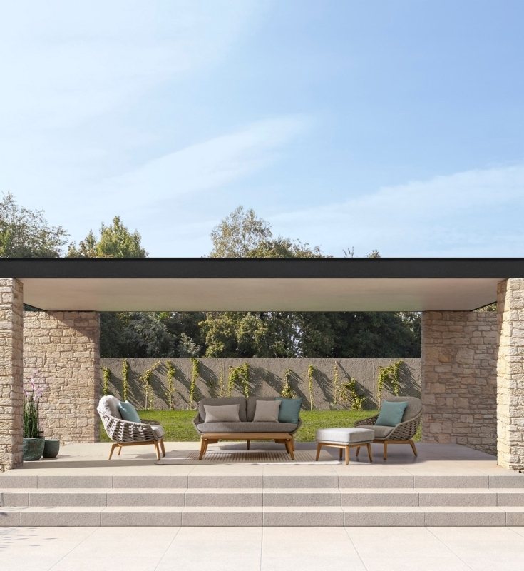 Gartenlounge Torino Bizzotto / Grösse: 168 x 88 cm