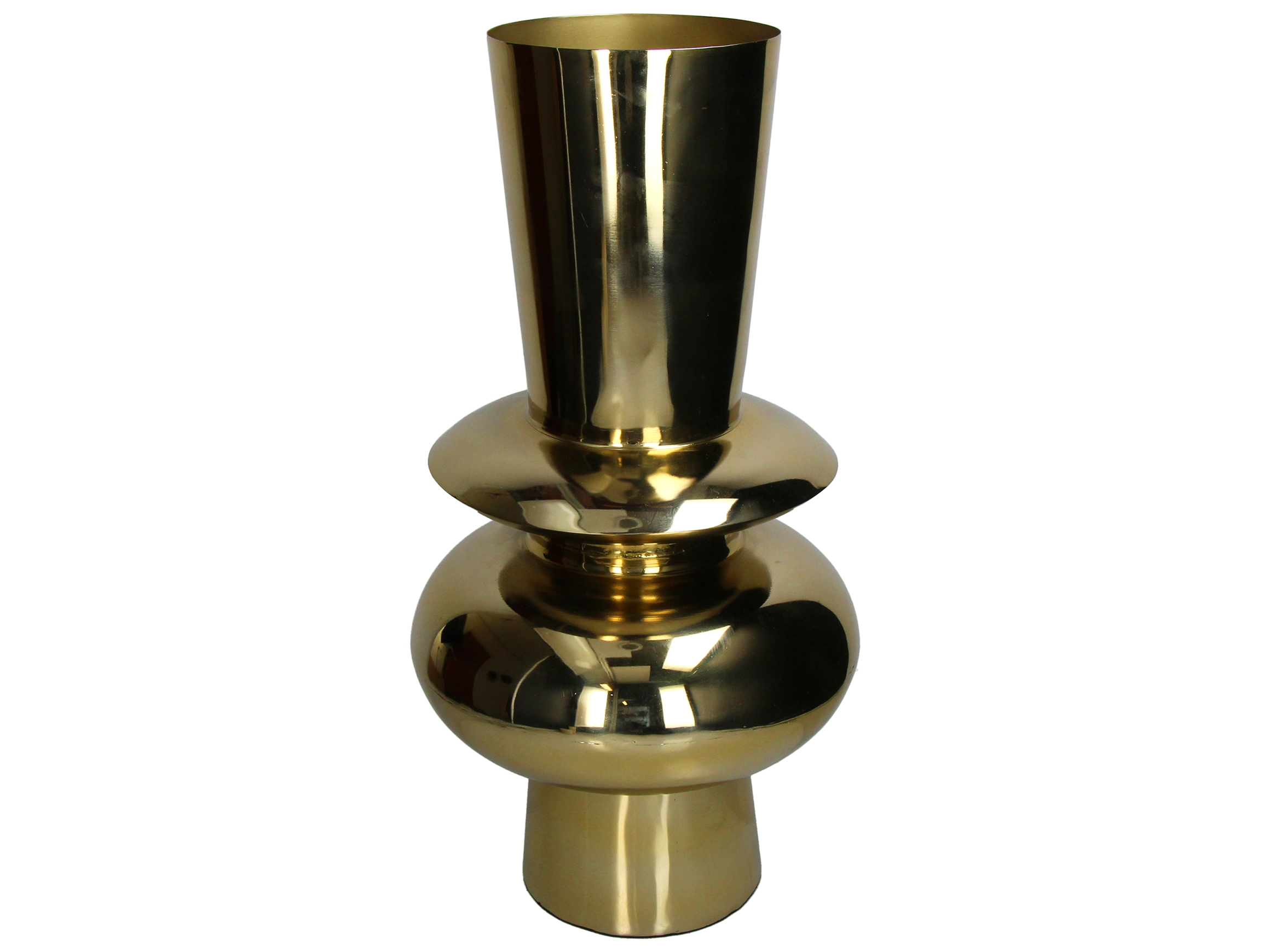 Vase Metall Gold H: 65 cm Kersten