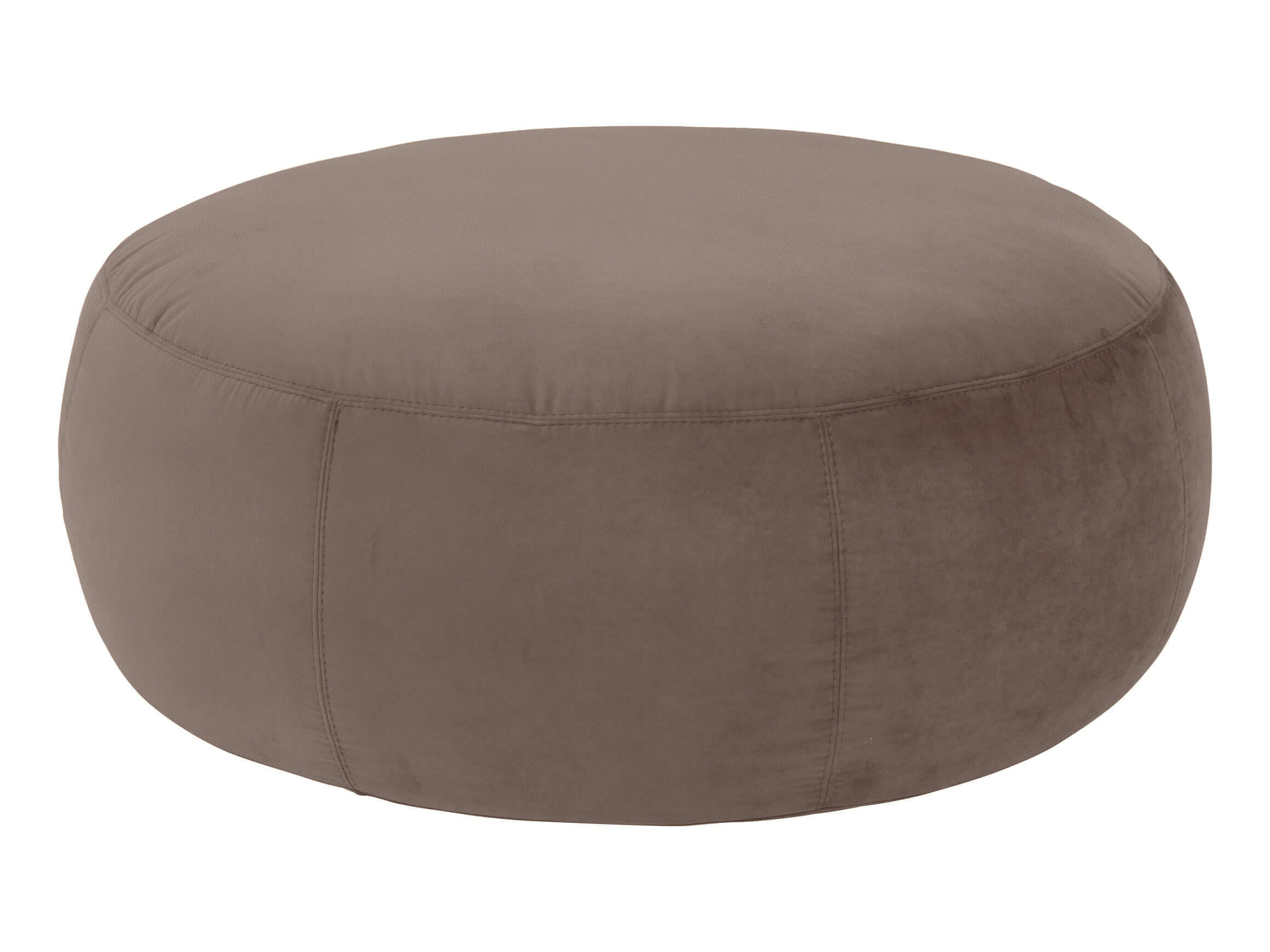 Hocker Annabelle Basic D: 105 cm Candy / Farbe: Elephant / Material: Leder Basic