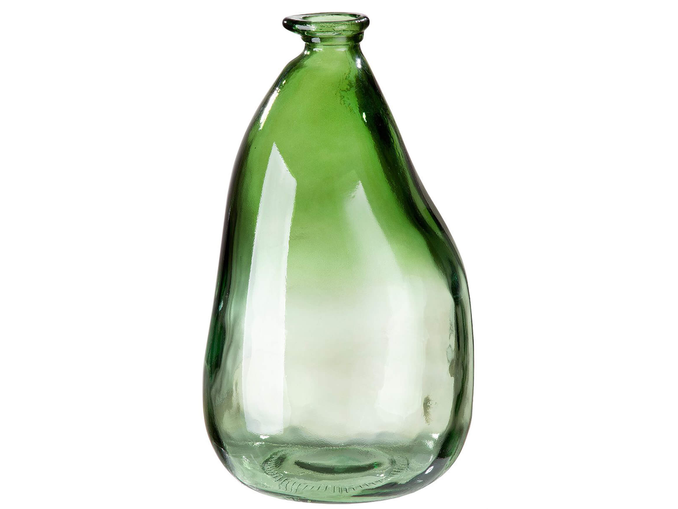 Vase Recycle Glas, Grün H: 36 cm Gilde