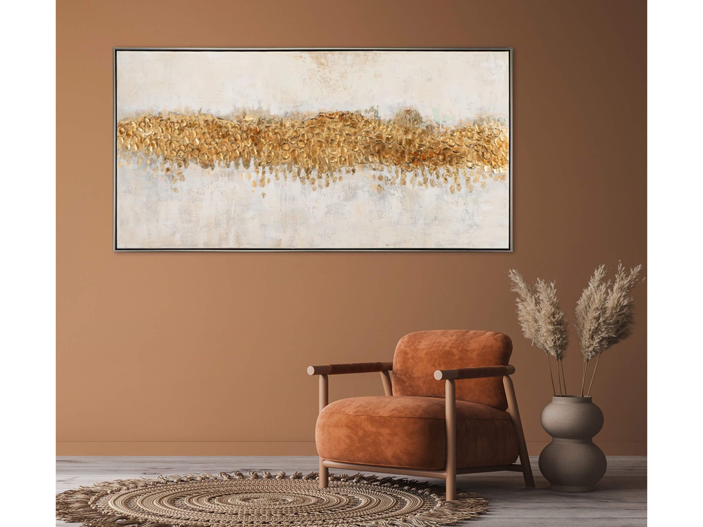 Bild Goldener Horizont image LAND / Grösse: 143 x 73 cm