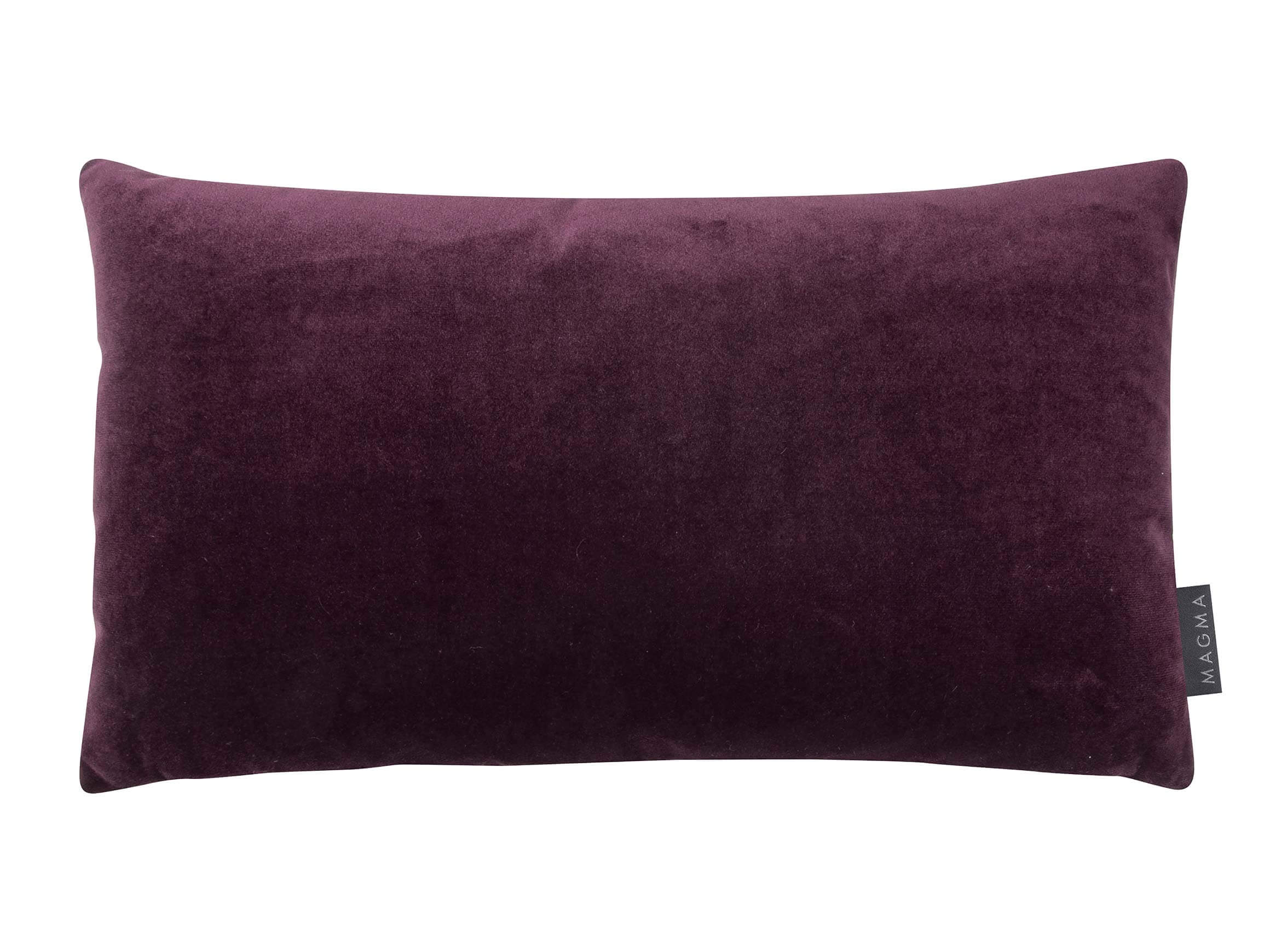 Magma Kissenhülle Samt Uni, Weinrot Rot | Schubiger Möbel