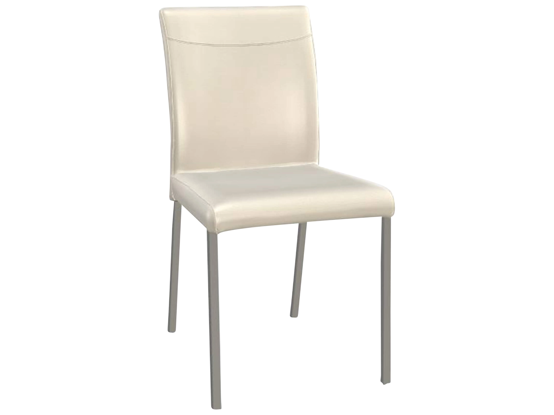 Stuhl Leicht Premium Trendstühle / Farbe: Bianco / Material: Leder