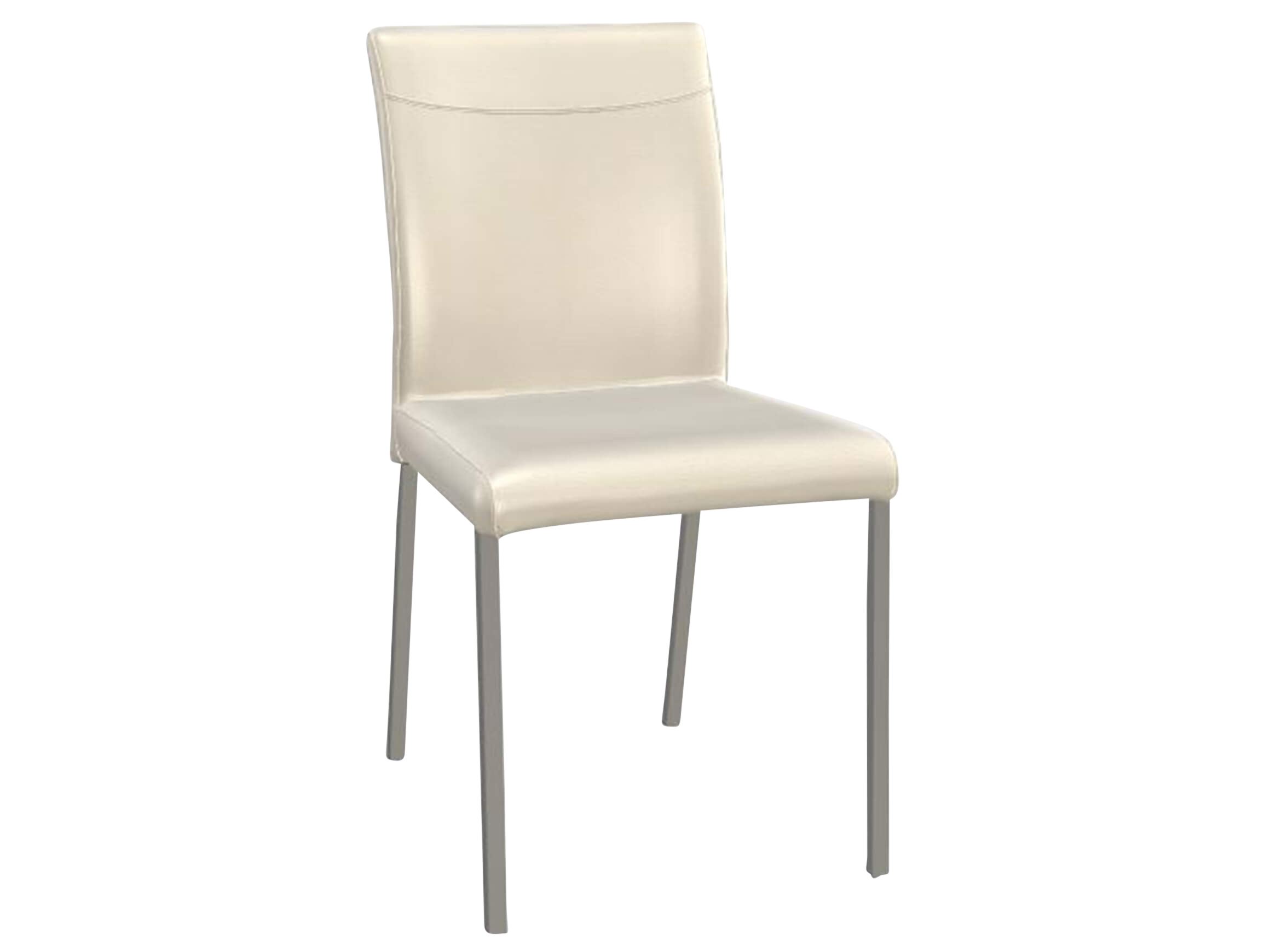 Stuhl Leicht Premium Trendstühle / Farbe: Bianco / Material: Leder
