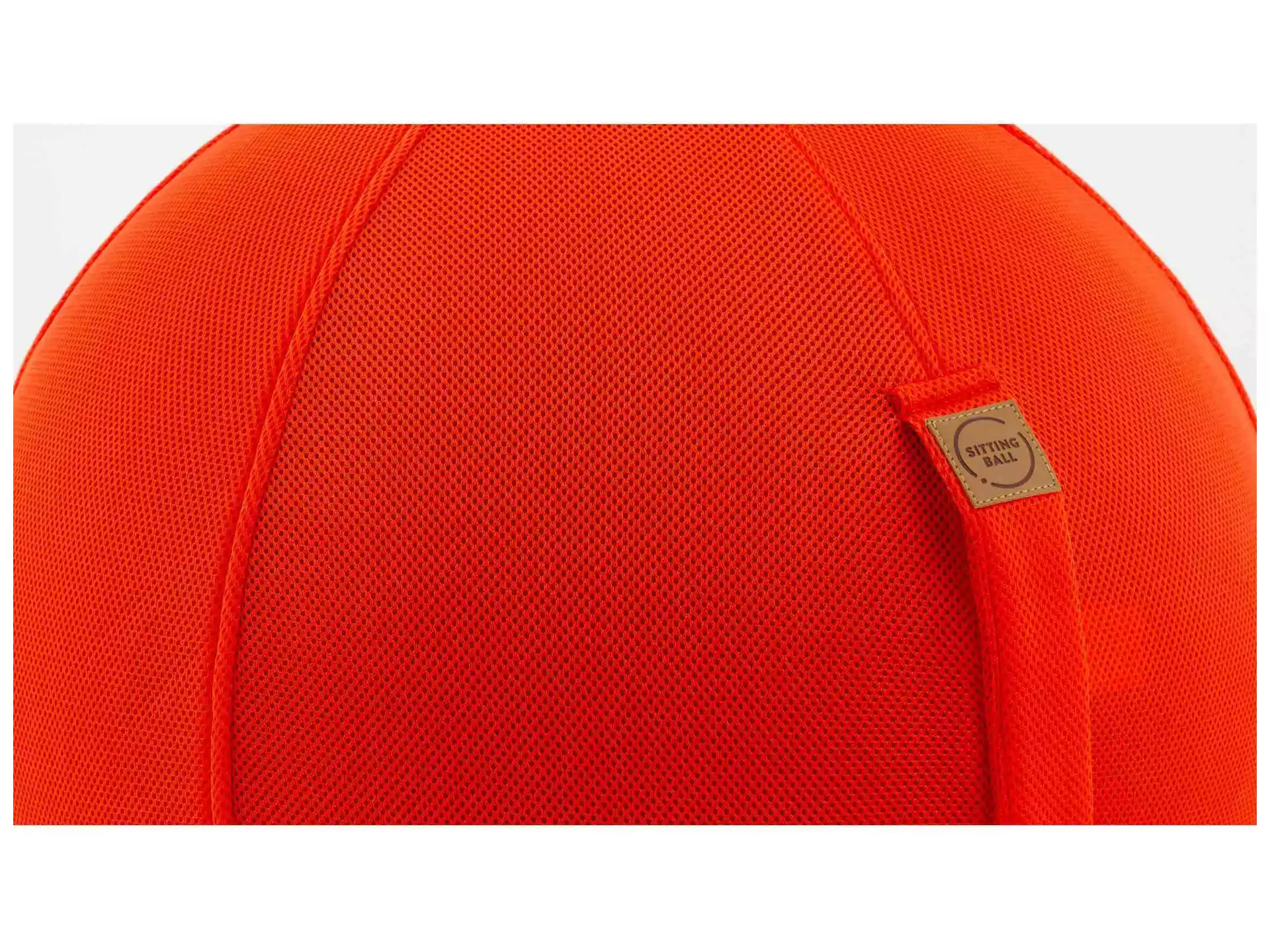 Sitzball Mesh Orange, Ballbezug 100% Polyester,