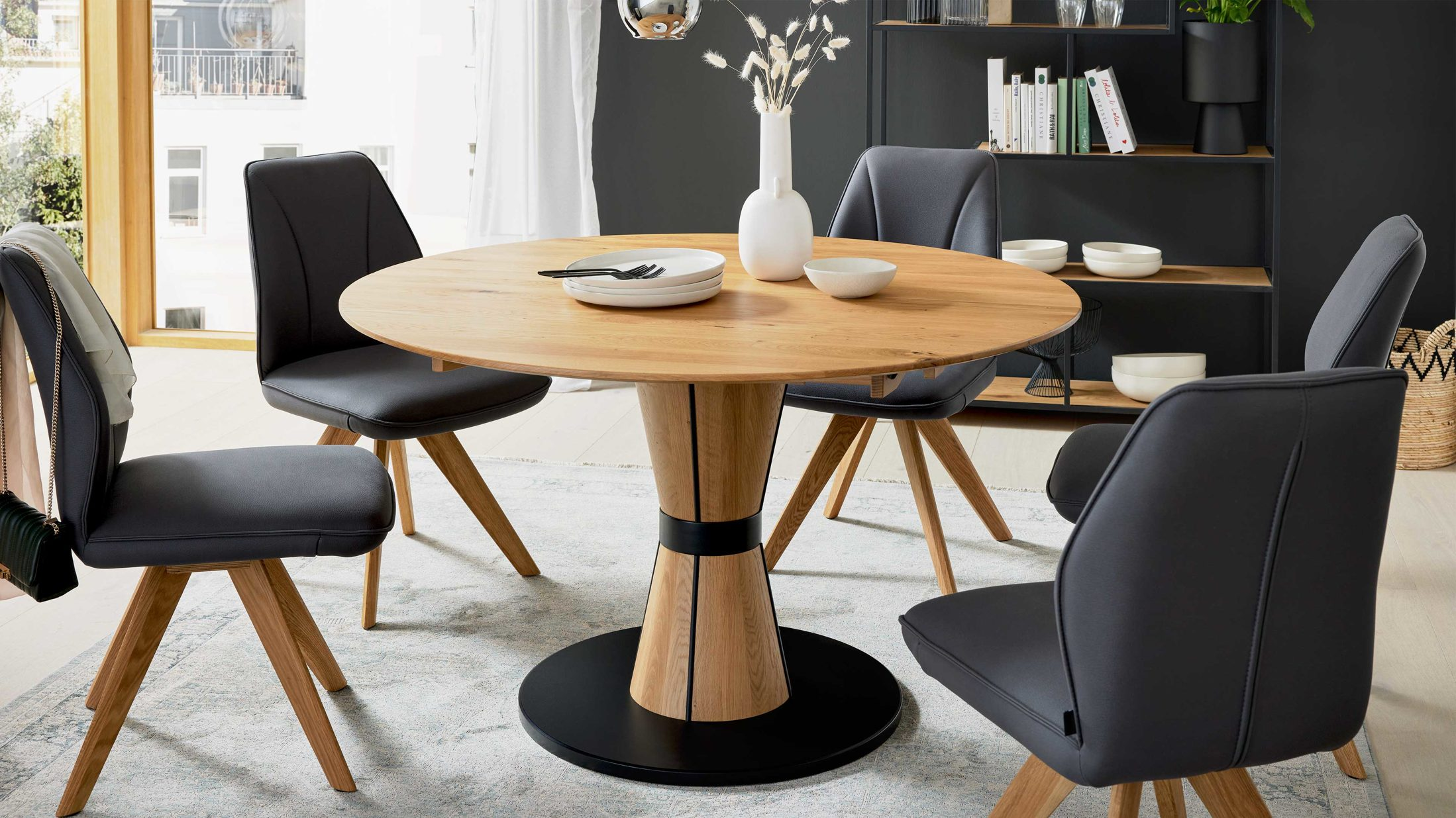 Table à rallonge Belgrad Rondo de Interliving