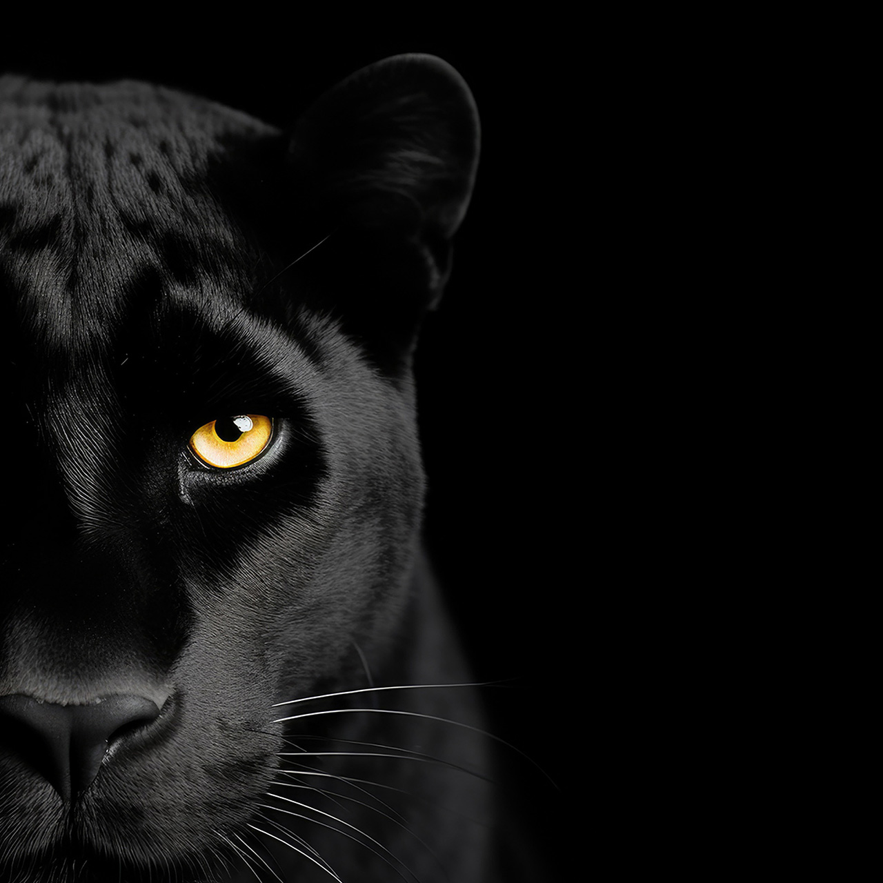 Canvas-Black Panther-image LAND