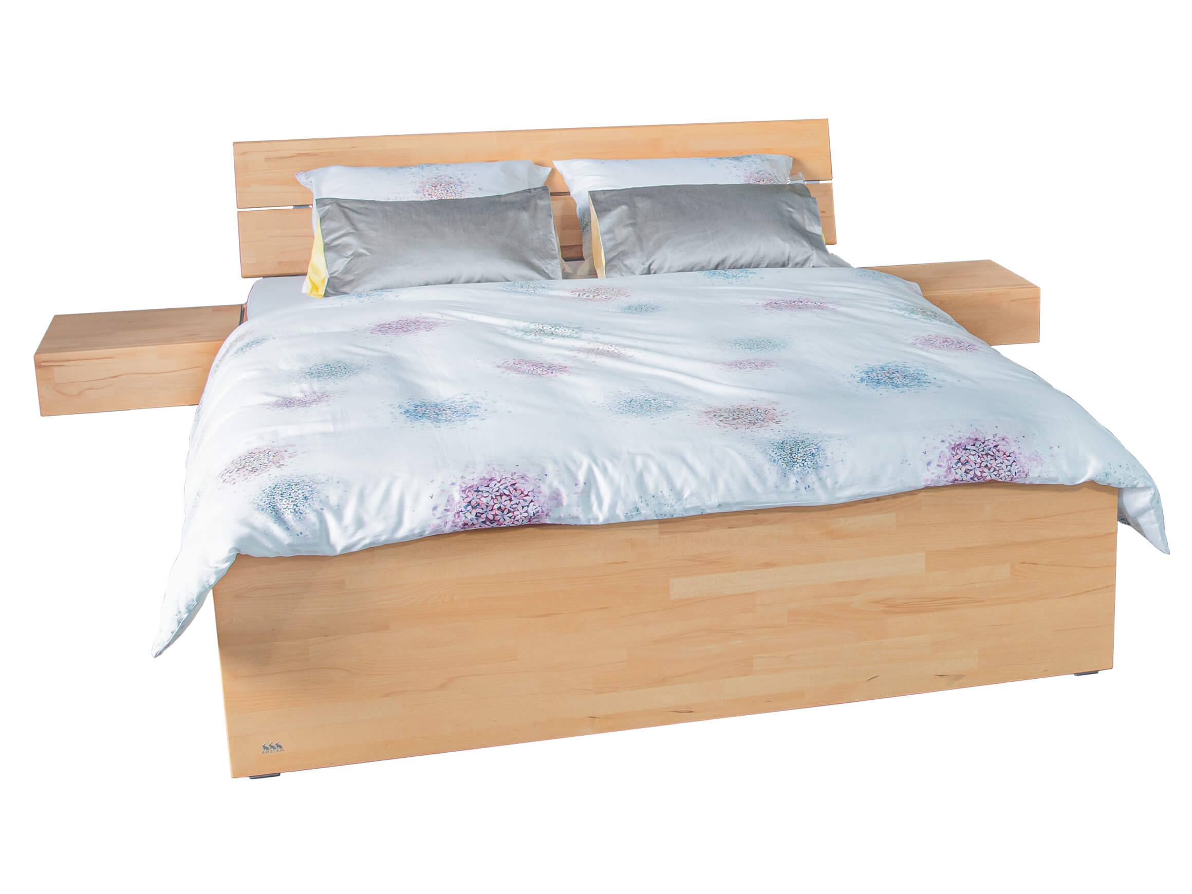 Bett Spazio Hasena / Farbe: Kernbuche