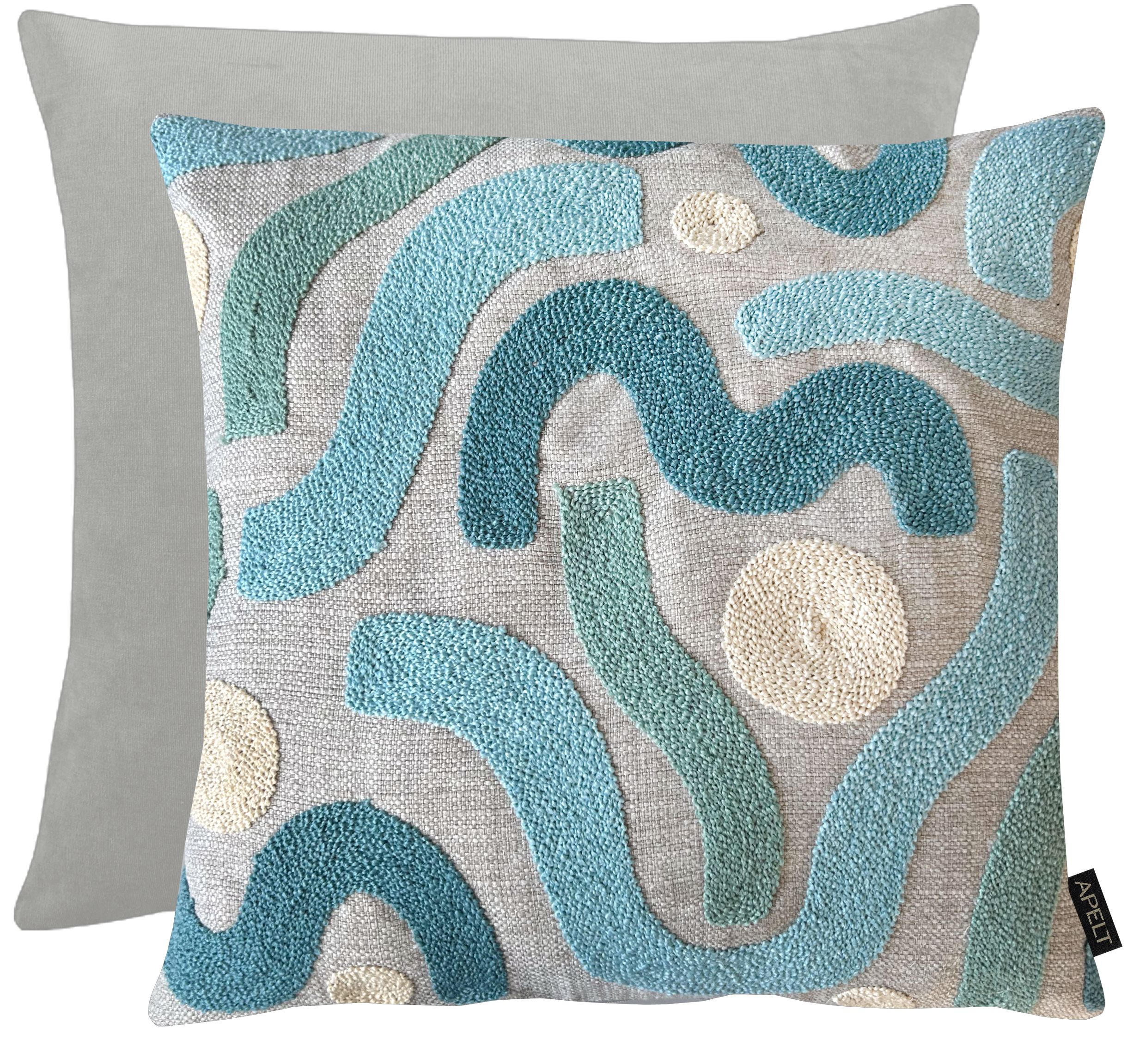 Apelt Kissenhülle Malva Blau 45x45 cm Blau | Schubiger Möbel
