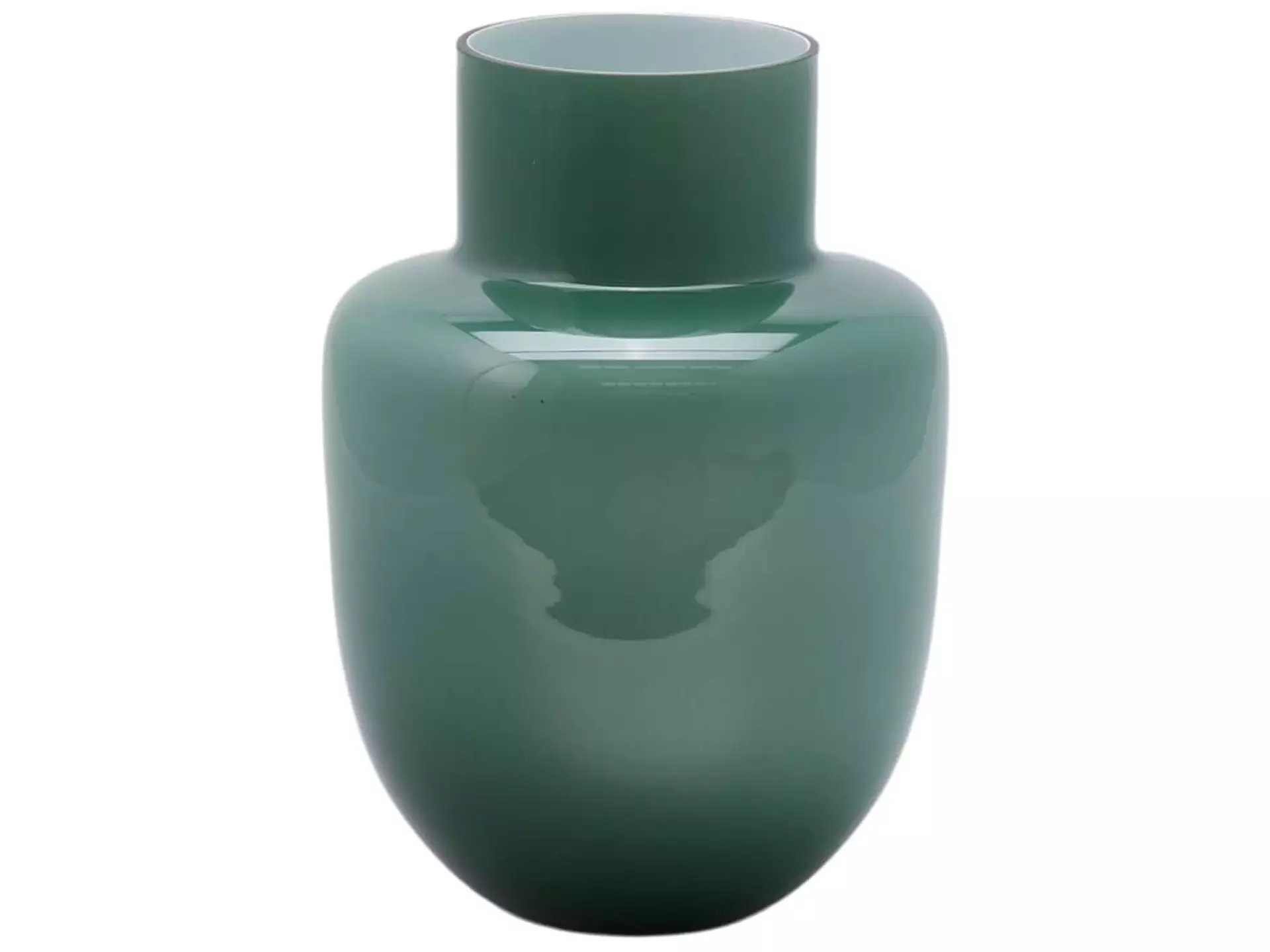 Vase Glas Grün H: 31 cm Edg / Farbe: Grün