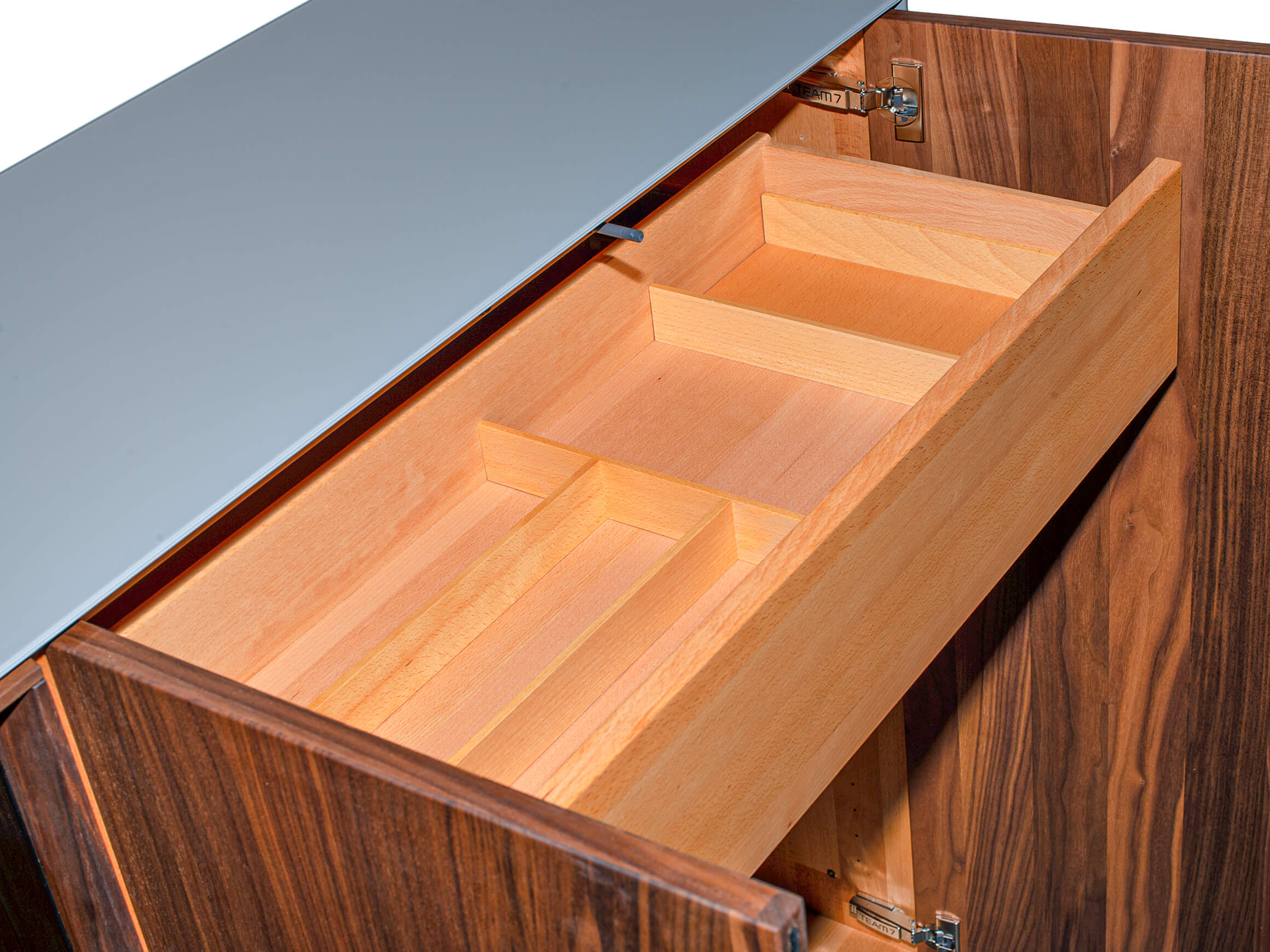 Highboard Cubus Pure Team 7 / Farbe: Holzfarbig