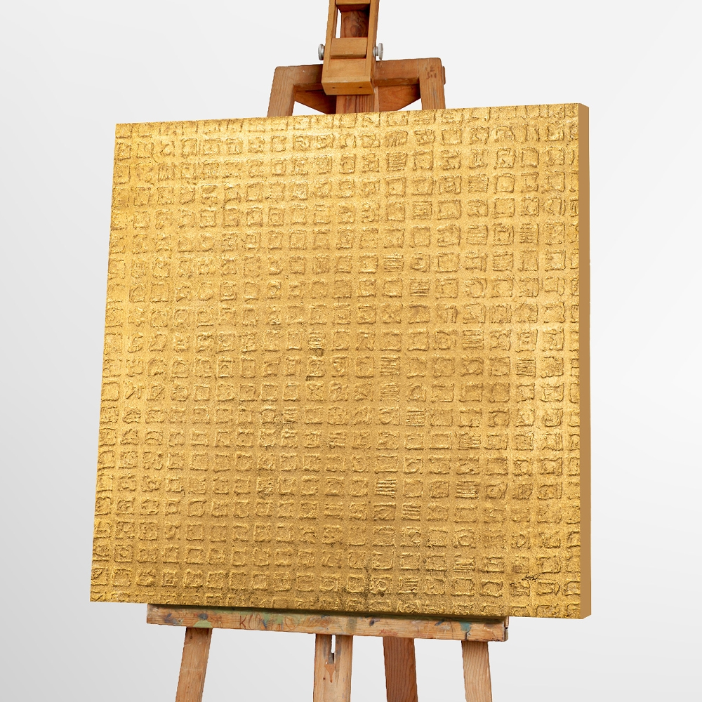 Bild Golden Message image LAND / Grösse: 100 x 100 cm