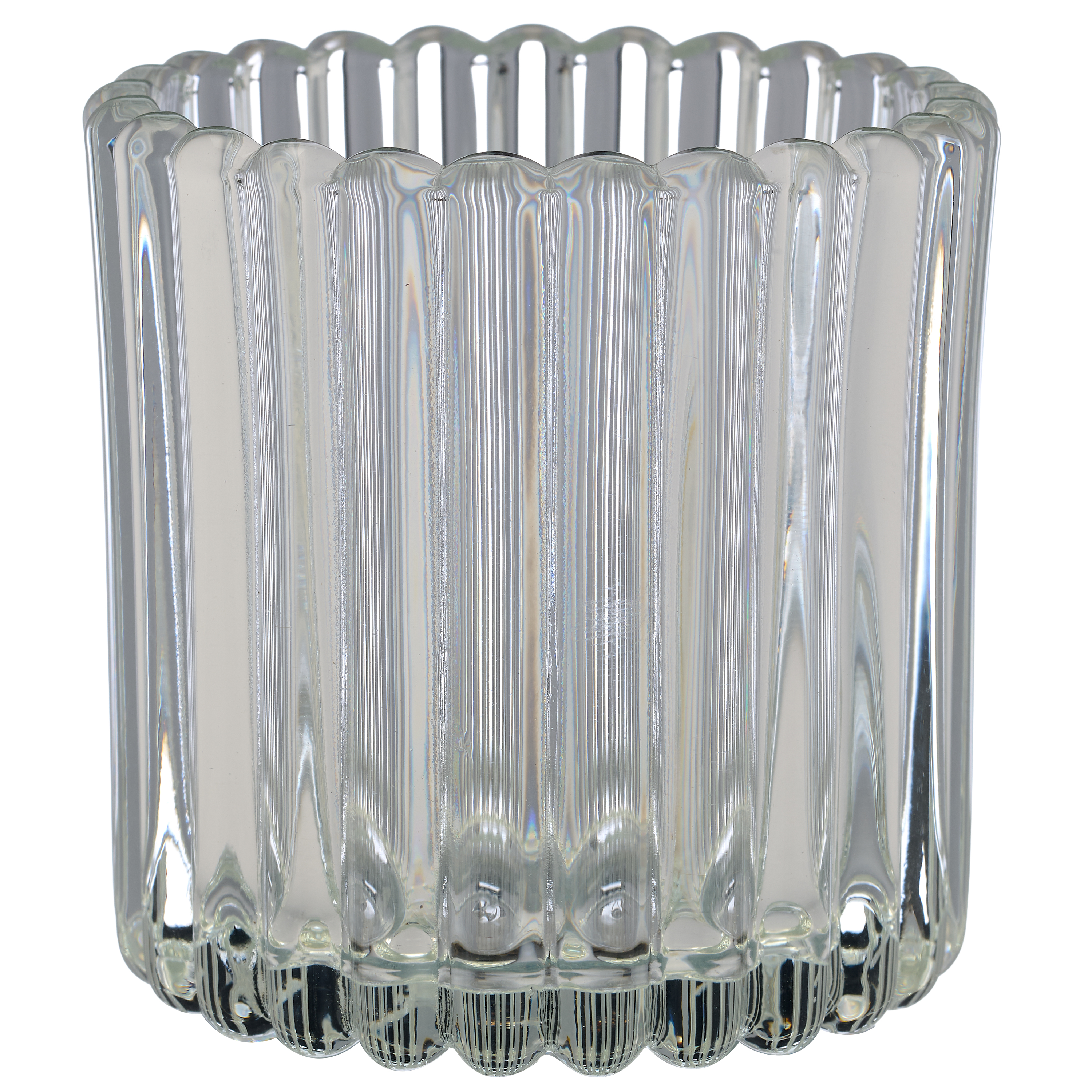 Windlicht Boheme Glas H: 8 cm Gasper / Farbe: Transparent