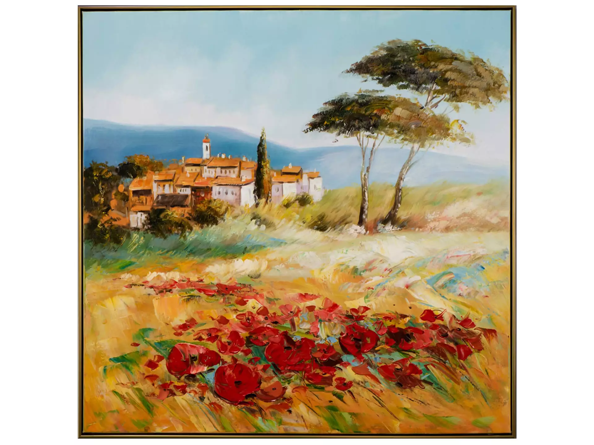 Bild Sommerliche Toscana image LAND / Grösse: 103 x 103 cm