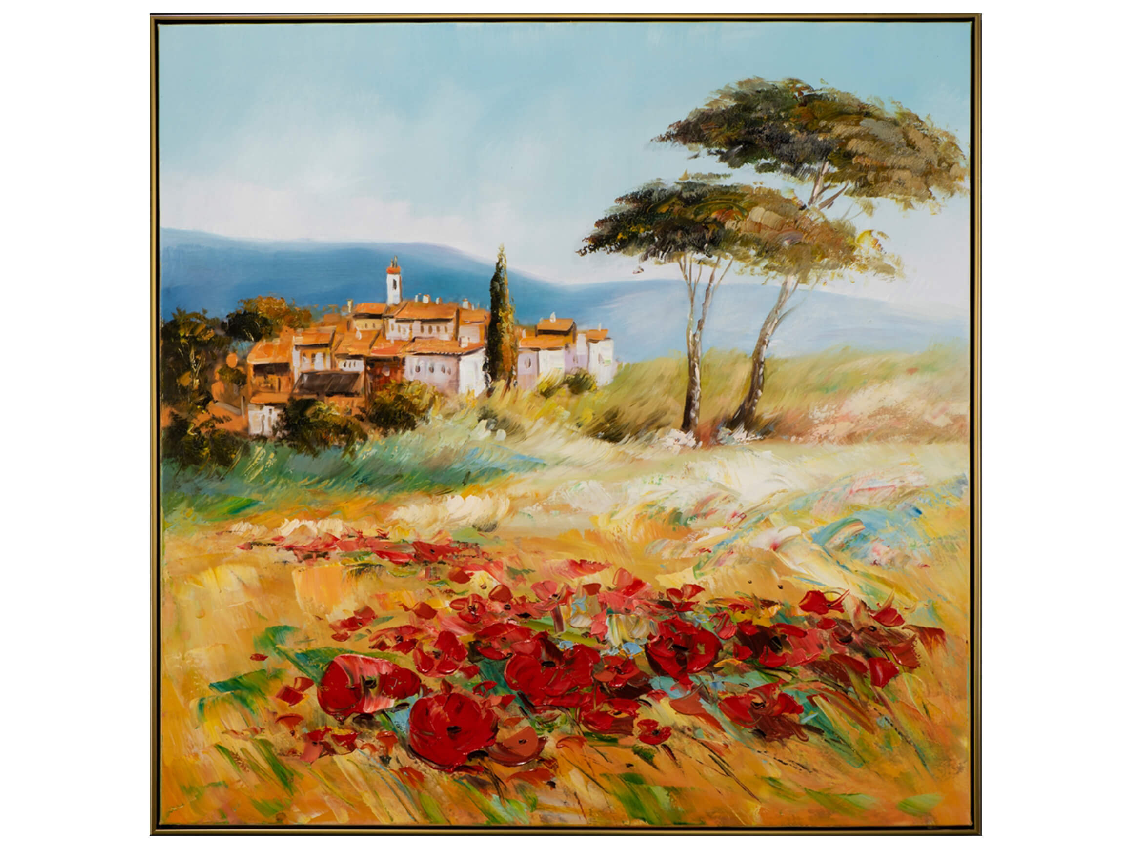 Bild Sommerliche Toscana image LAND / Grösse: 103 x 103 cm