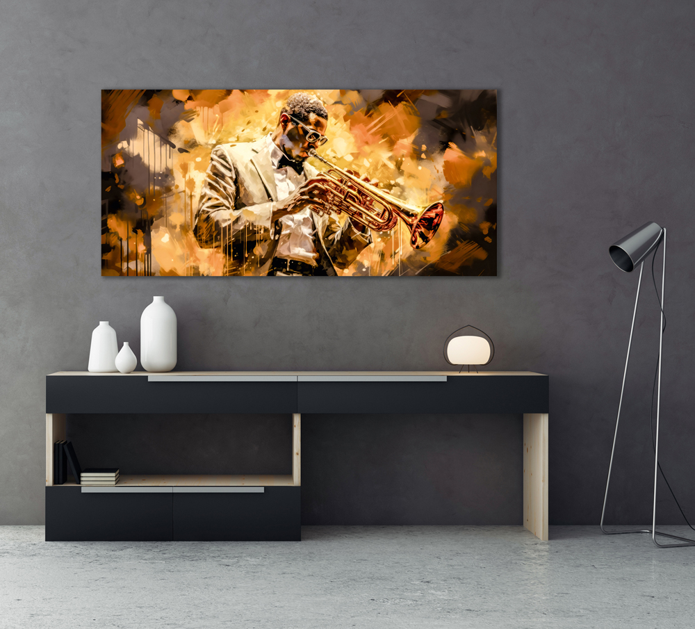 Acrylglasbild-Golden Sounds-image LAND