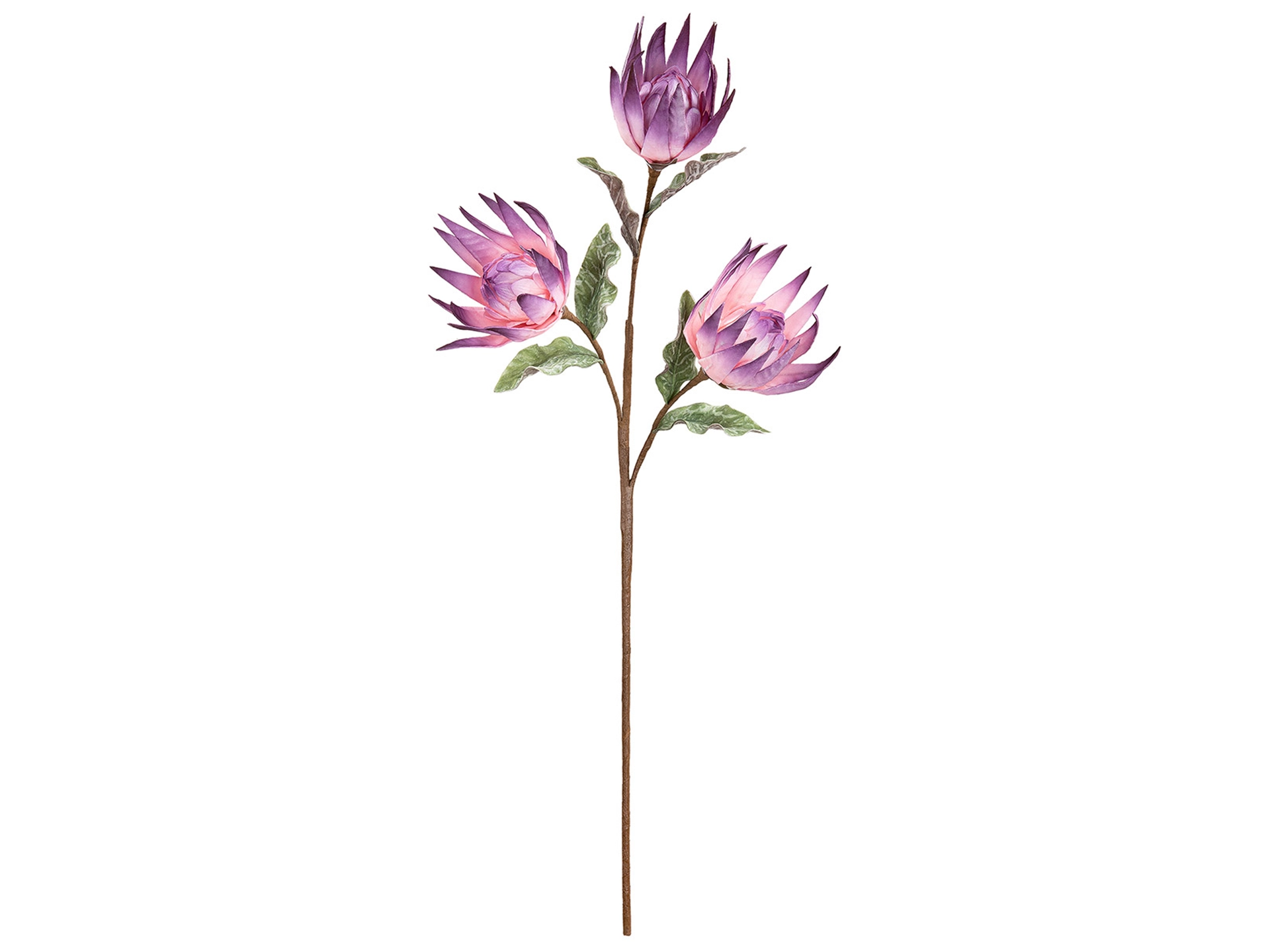 Kunstblumen Blüte, Lila-Rosa-Grün H: 82 cm Gilde